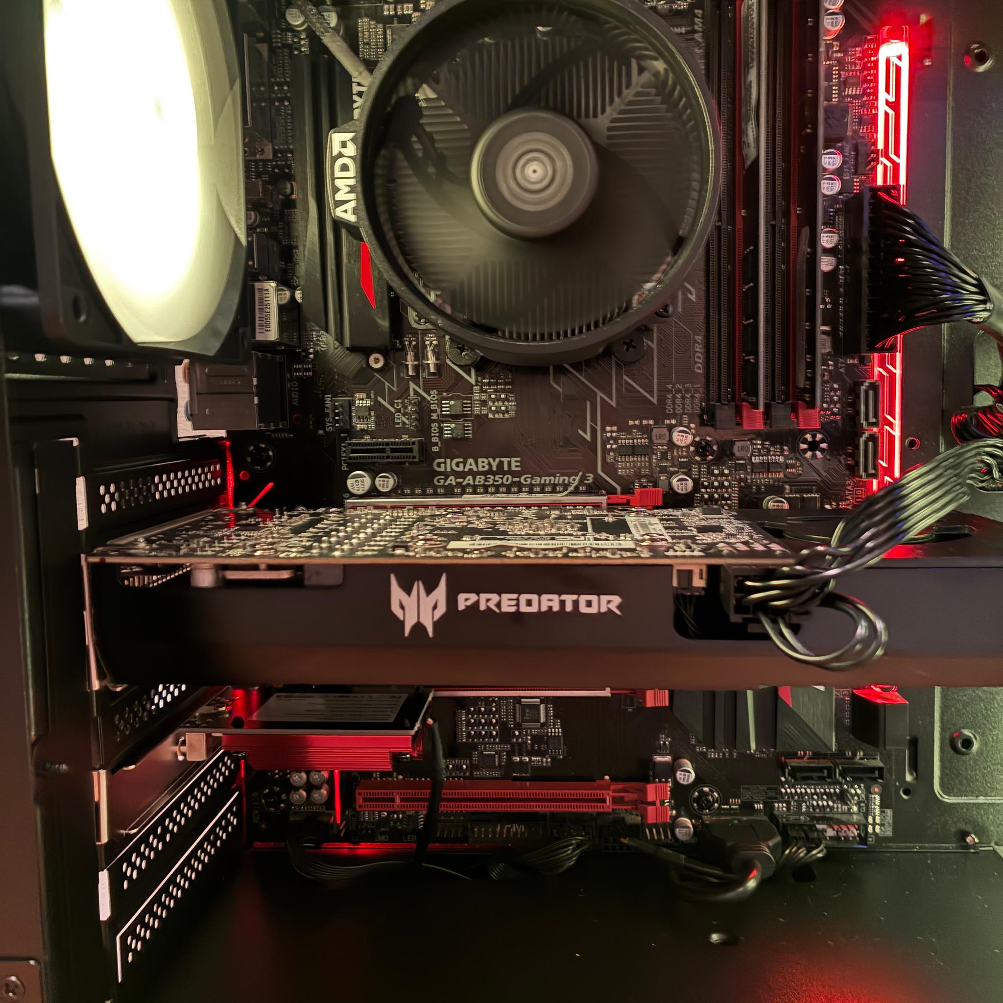 RX 580X R5 1500X CUSTOM GAMING PC 512GB NVME SSD 16GB DDR4 WIFI 6 BLUETOOTH WINDOWS 10