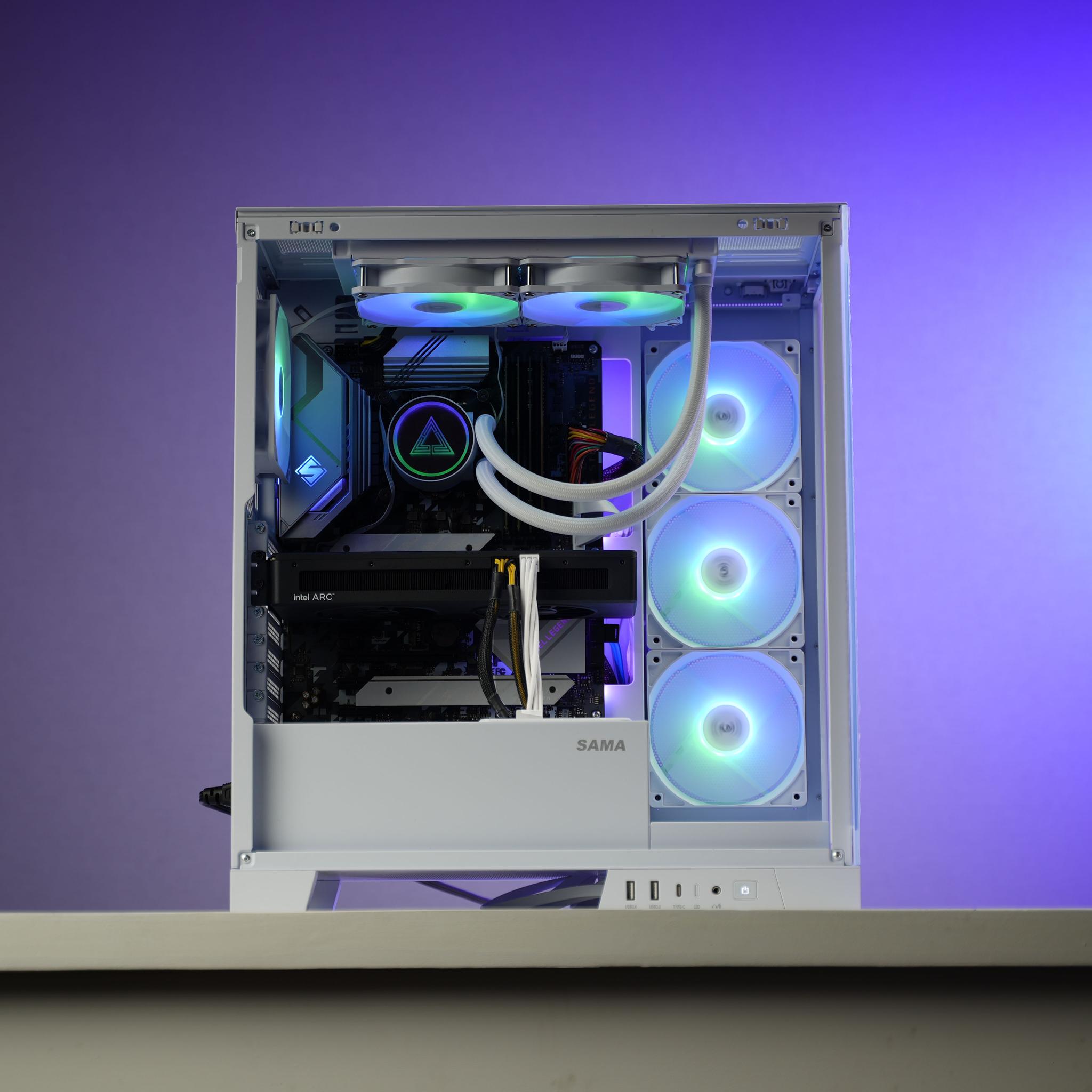 \ KF-00 / Intel Arc A770 Intel Core i5 11600Kf 32GB 1.3TB Windows 11 Gaming PC Powerhouse