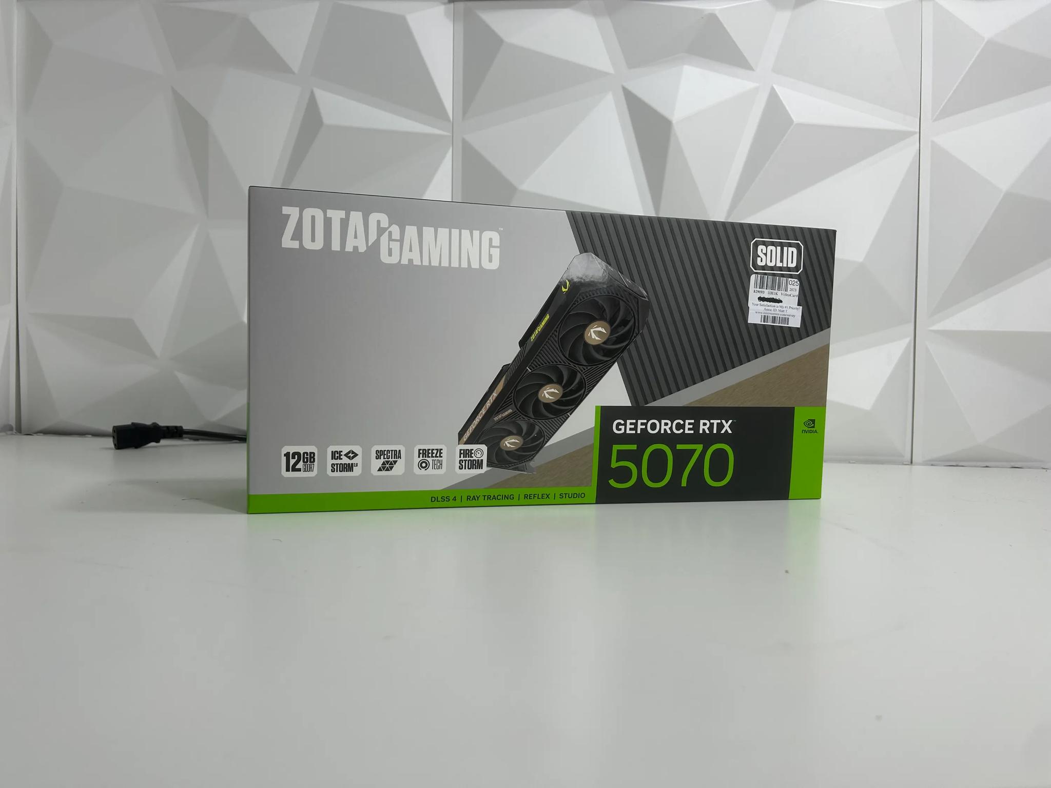 Zotac Solid RTX 5070 12GB