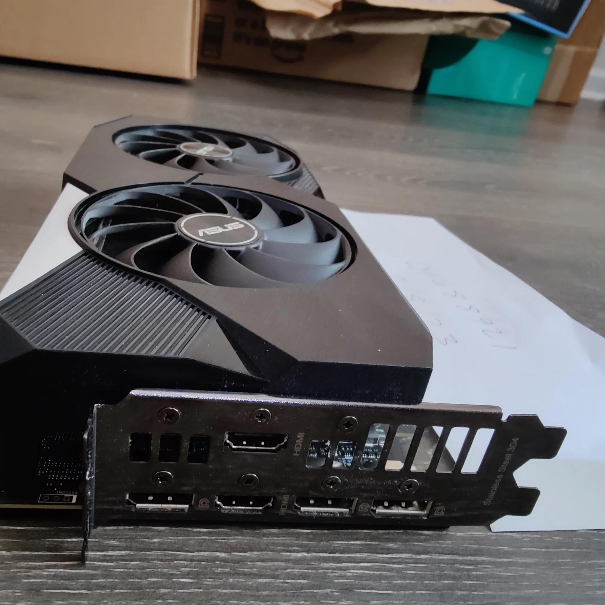 Asus Geforce RTX 3060 ti dual