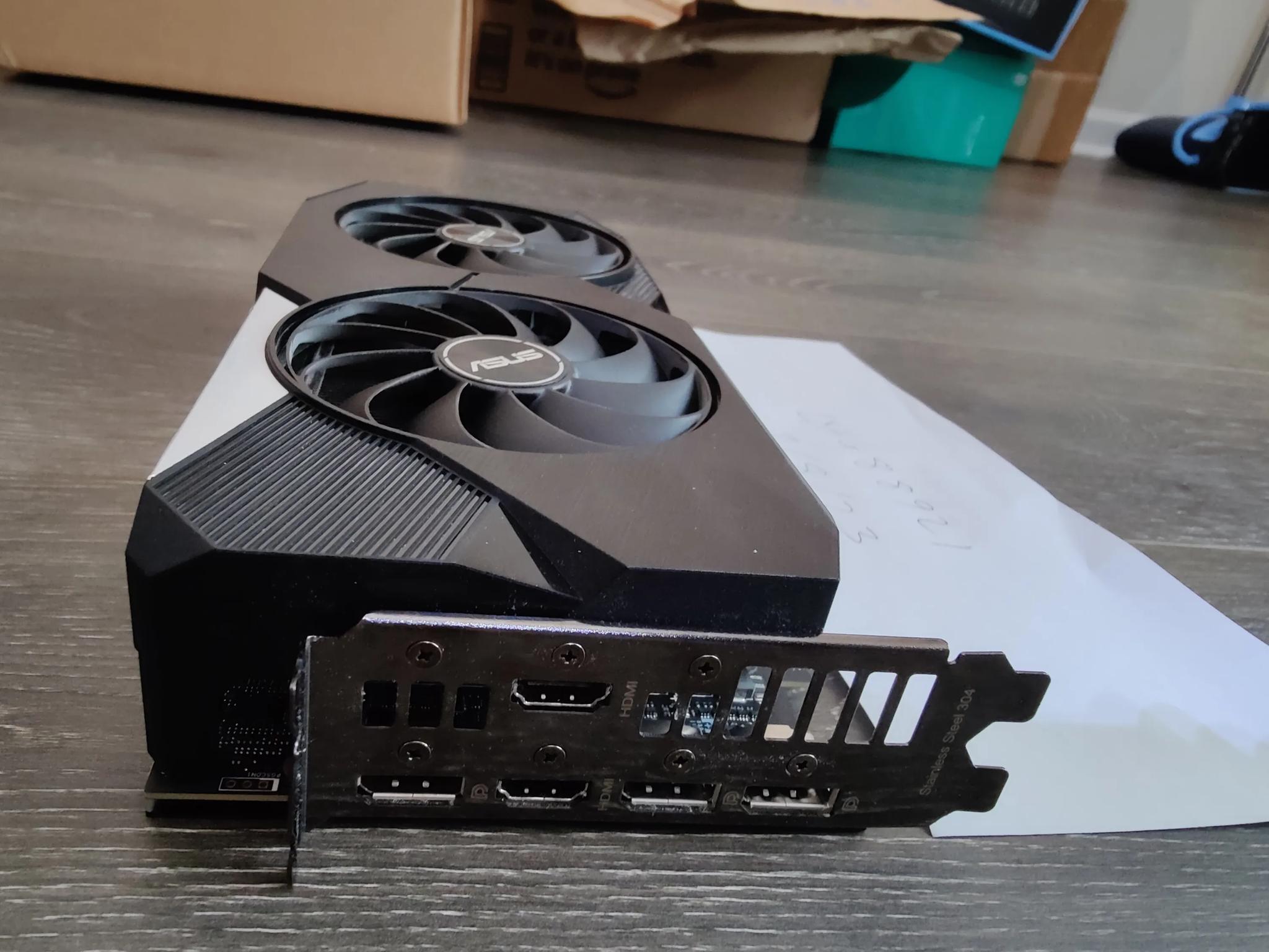 Asus Geforce RTX 3060 ti dual