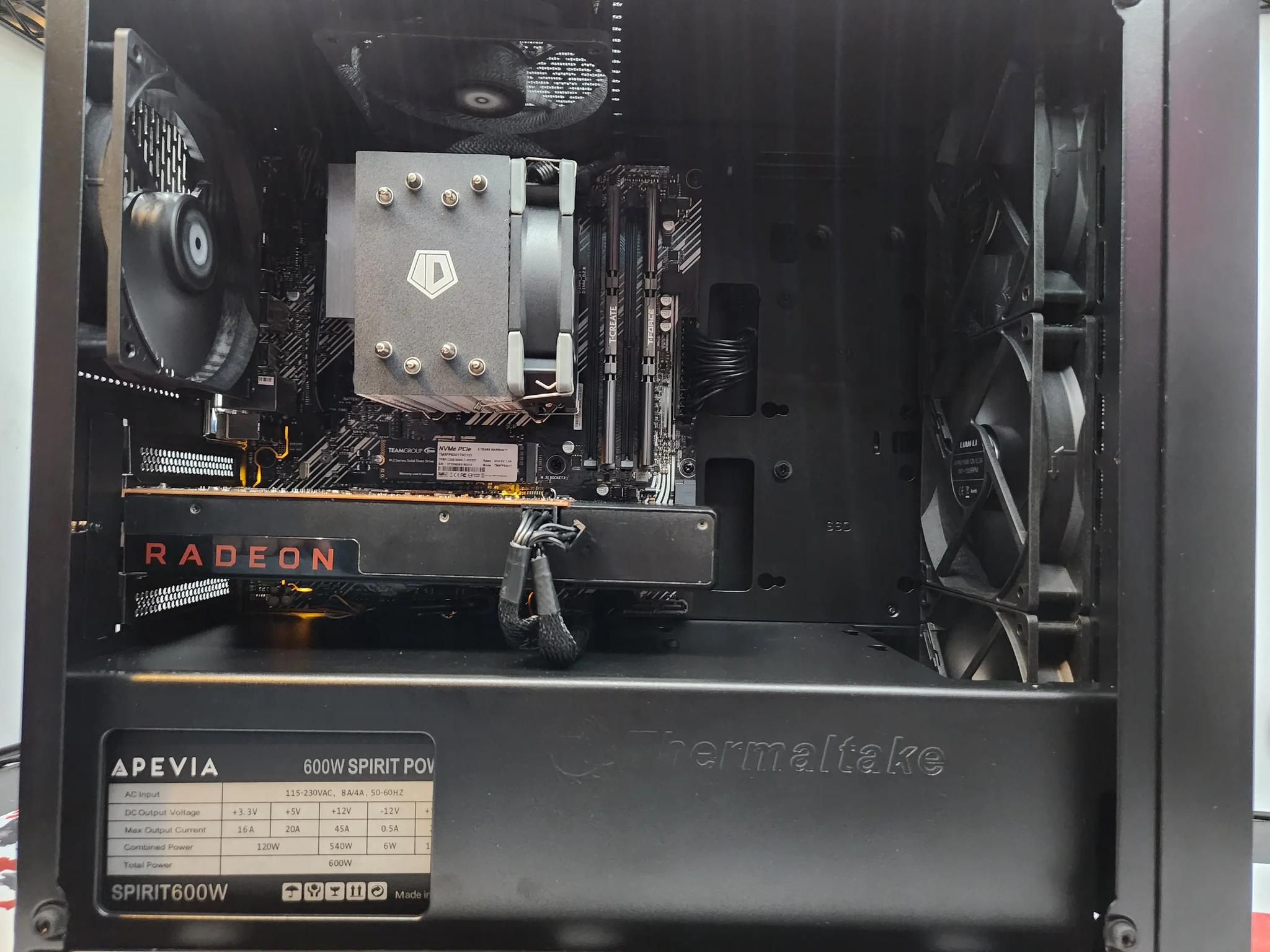 Budget Baller Stealth Build Ryzen 5 / 16GB / 1TB / RX570X