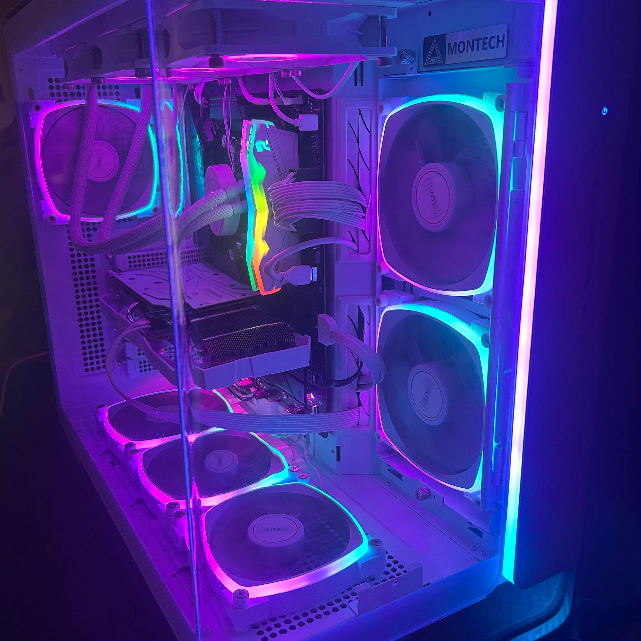 Custom Gaming PC Radeon RX 6600, 64GB DDR5 Ram, 1TB SSD, 8 TB HDD,  Ryzen 5 8600G