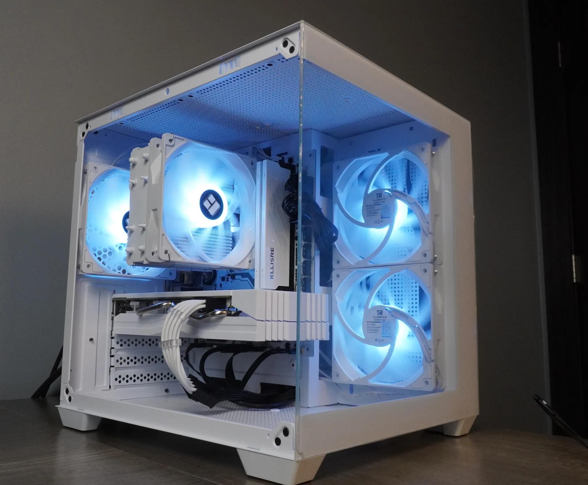 🤍ALL WHITE🤍 Starter GAMING MACHINE 🧡RX 580 2048SP 🧡 Ryzen 5 5500 | 32GB | 1TB...
