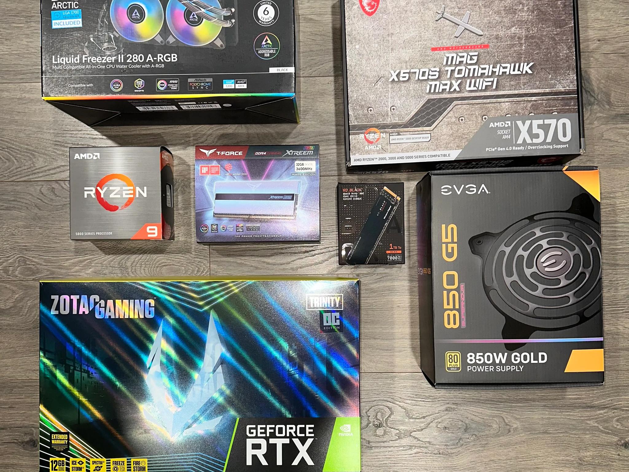 1440 Gaming PC Ryzen 5900x, 3080ti GPU