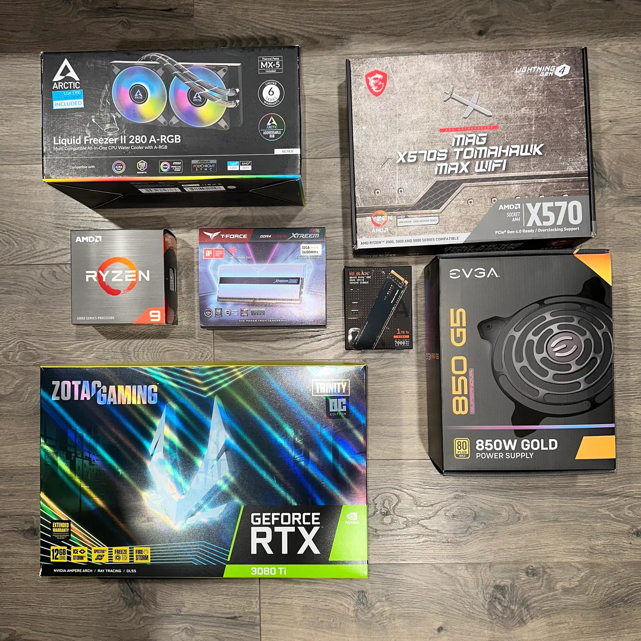 1440 Gaming PC Ryzen 5900x, 3080ti GPU