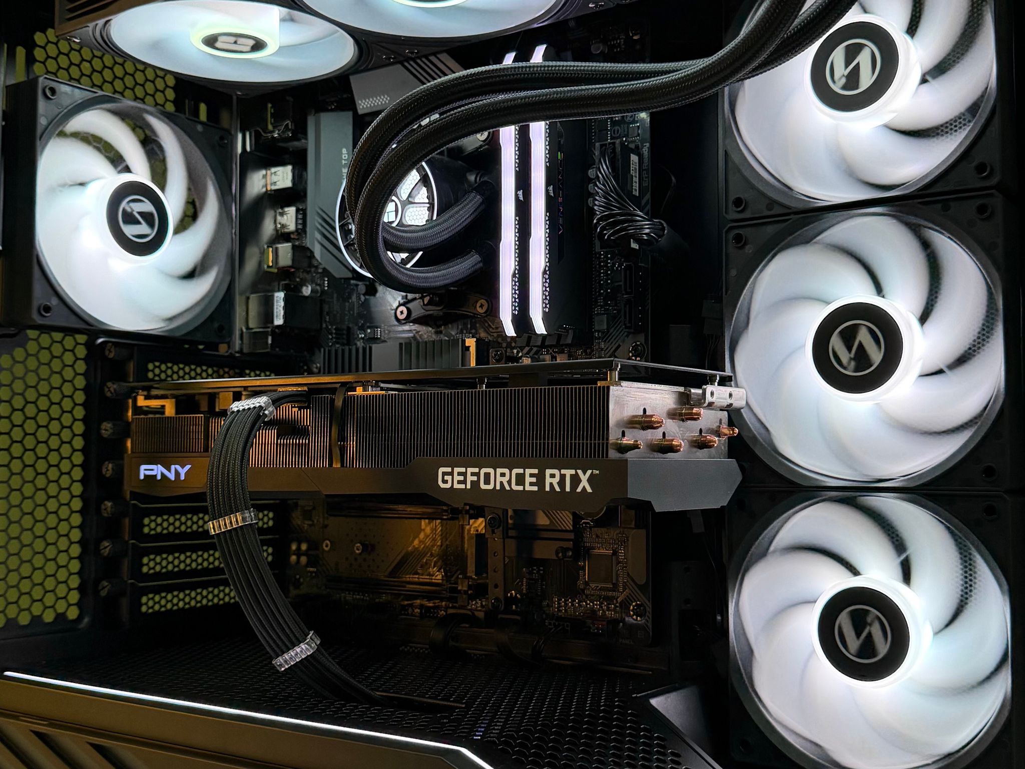 RTX 3070 Ti | Ryzen 7 5700X | 32GB RAM | 1TB NVMe SSD | 750W PSU | 360mm AIO