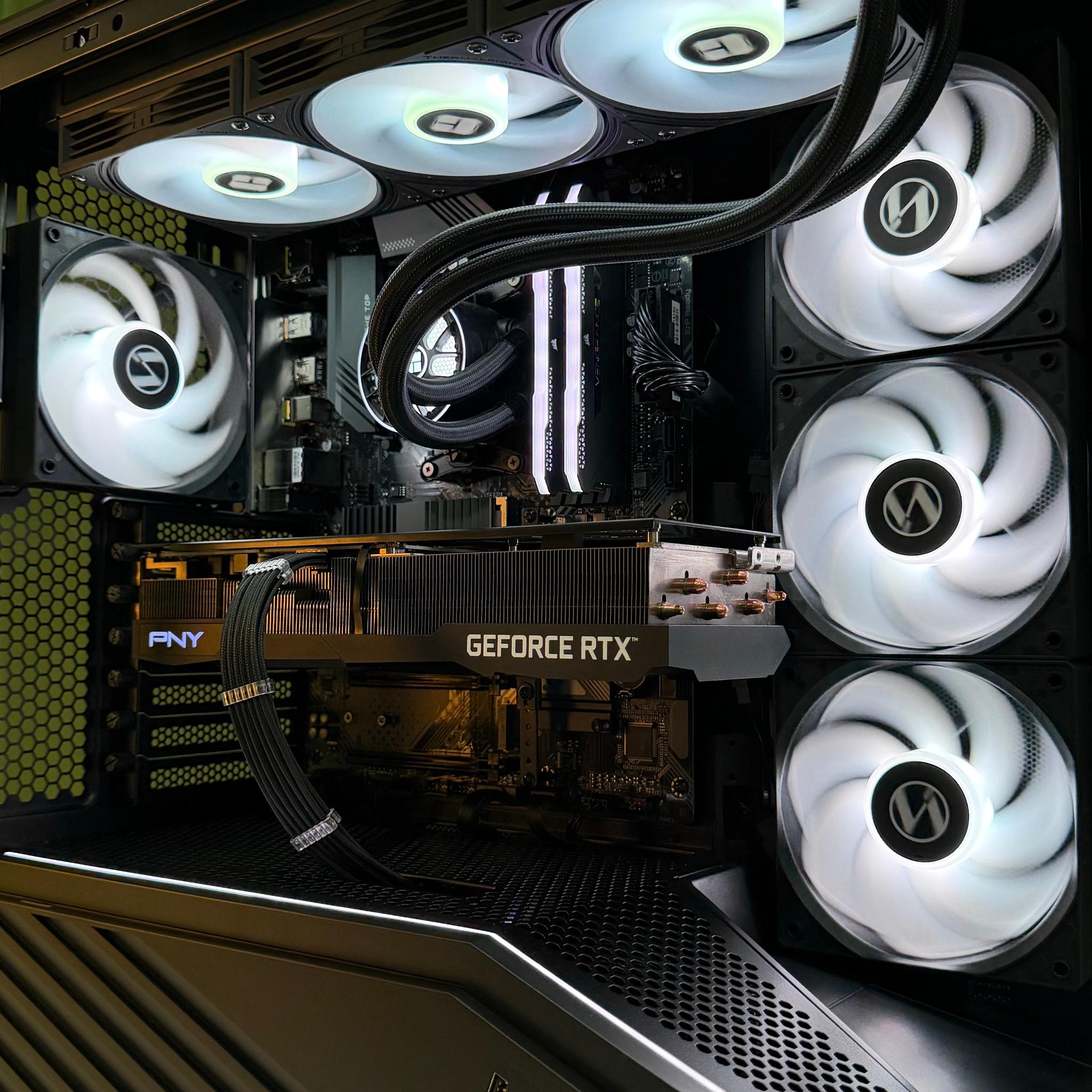 RTX 3070 Ti | Ryzen 7 5700X | 32GB RAM | 1TB NVMe SSD | 750W PSU | 360mm AIO