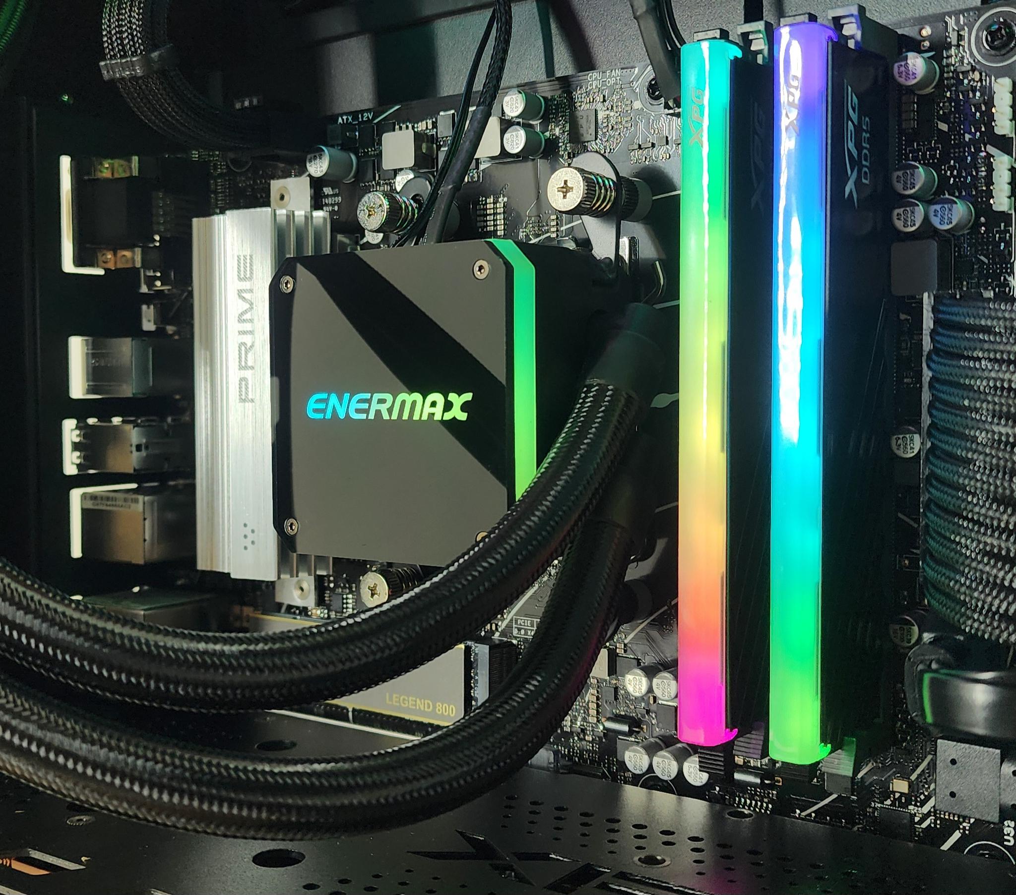 Gaming PC Ryzen 5 9600X 32GB RAM 1TB SSD RX 7700 XT 12GB Windows 11 Computer