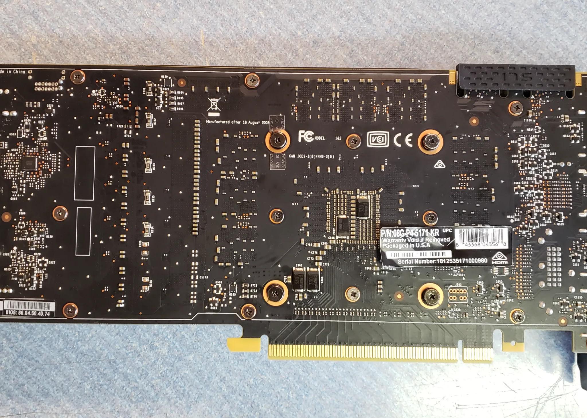 EVGA GTX 1070 graphics card