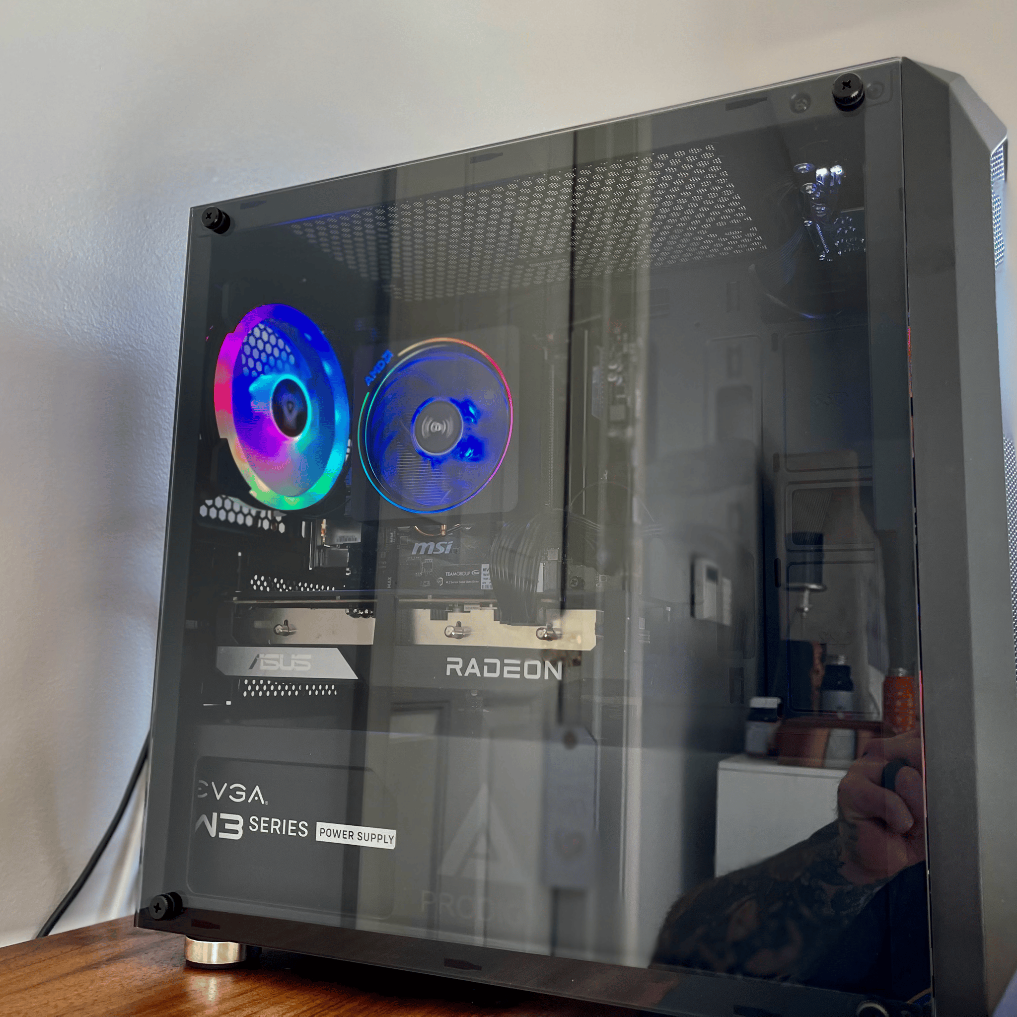 ON SALE- Budget Gamer Build Ryzen 3600x Micro Atx Gaming PC ,6600xt AMD 
