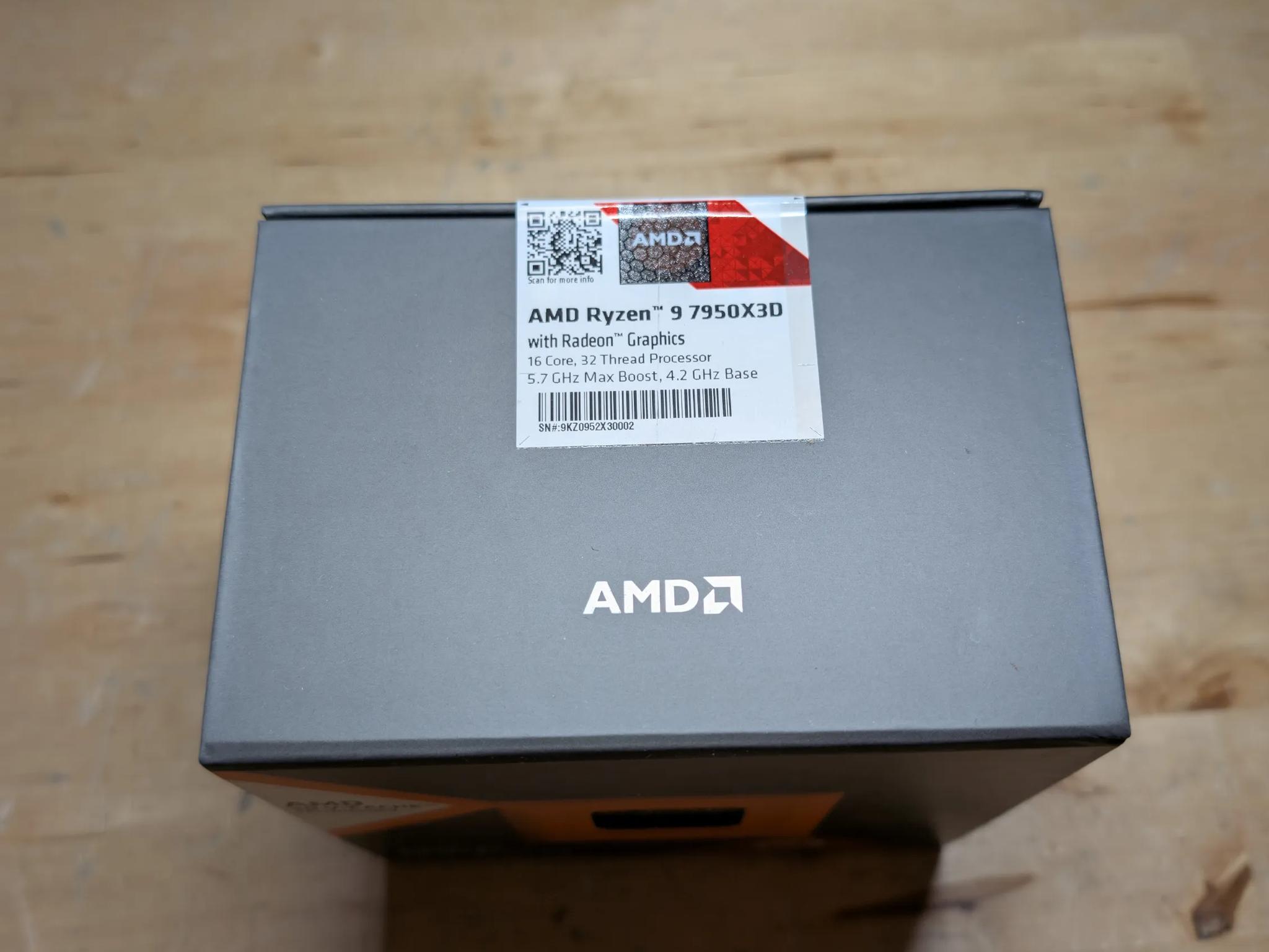 BNIB Ryzen 9 7950x3D