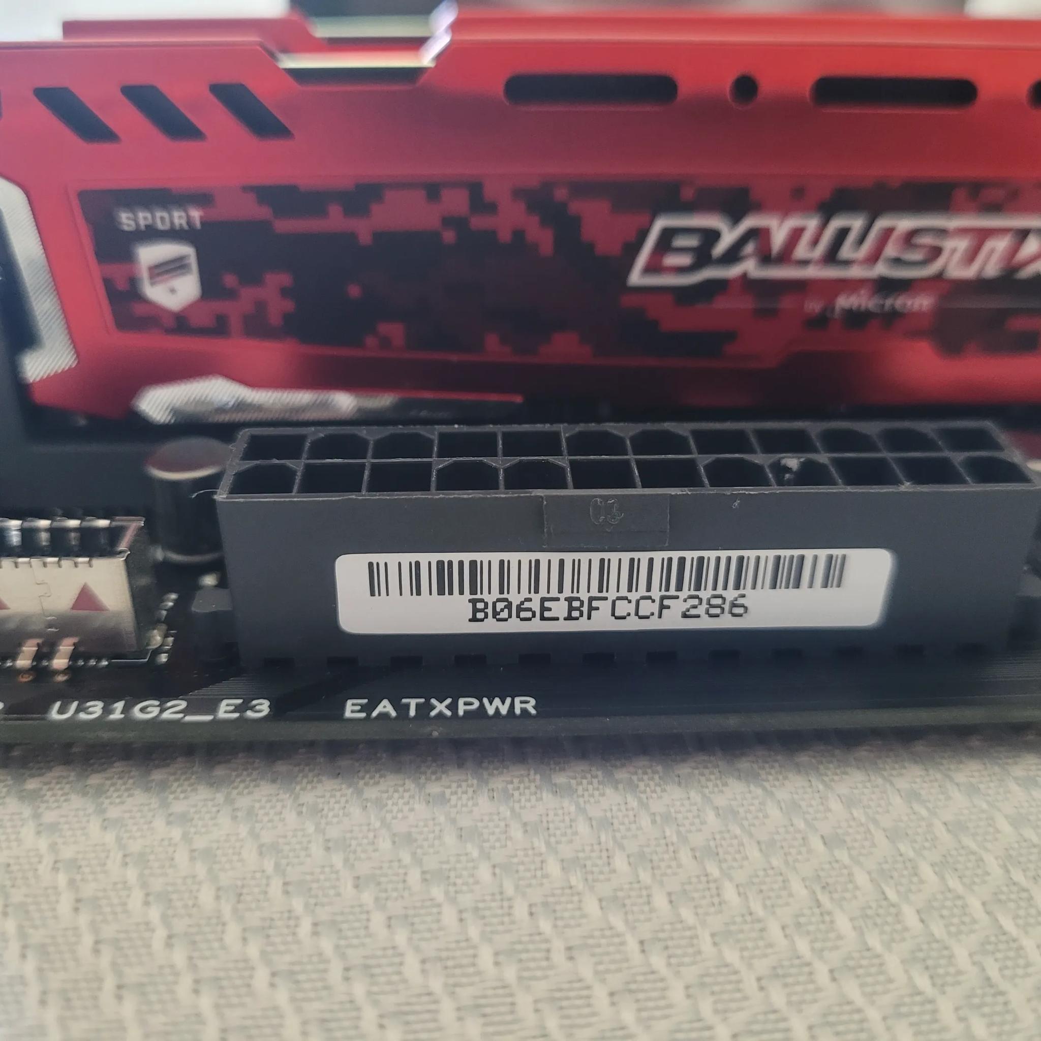 ROG Maximus X Hero (Wi-Fi) with Intel I7-8700K and 32 GB DDR4