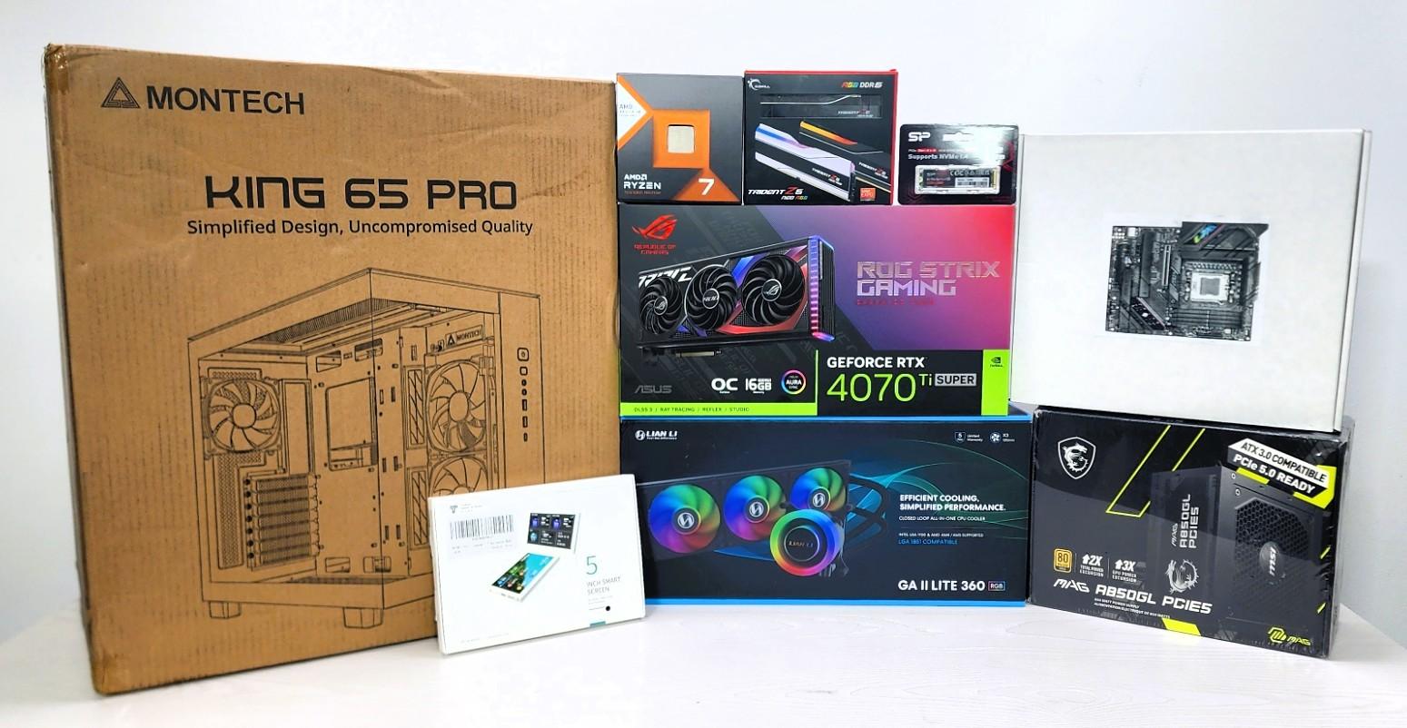 ALL NEW "ROG" Gaming PC BEAST!!!   7800X3D/RTX 4070Ti Super/32GB/2TB - READ DESCRIPTION!!!