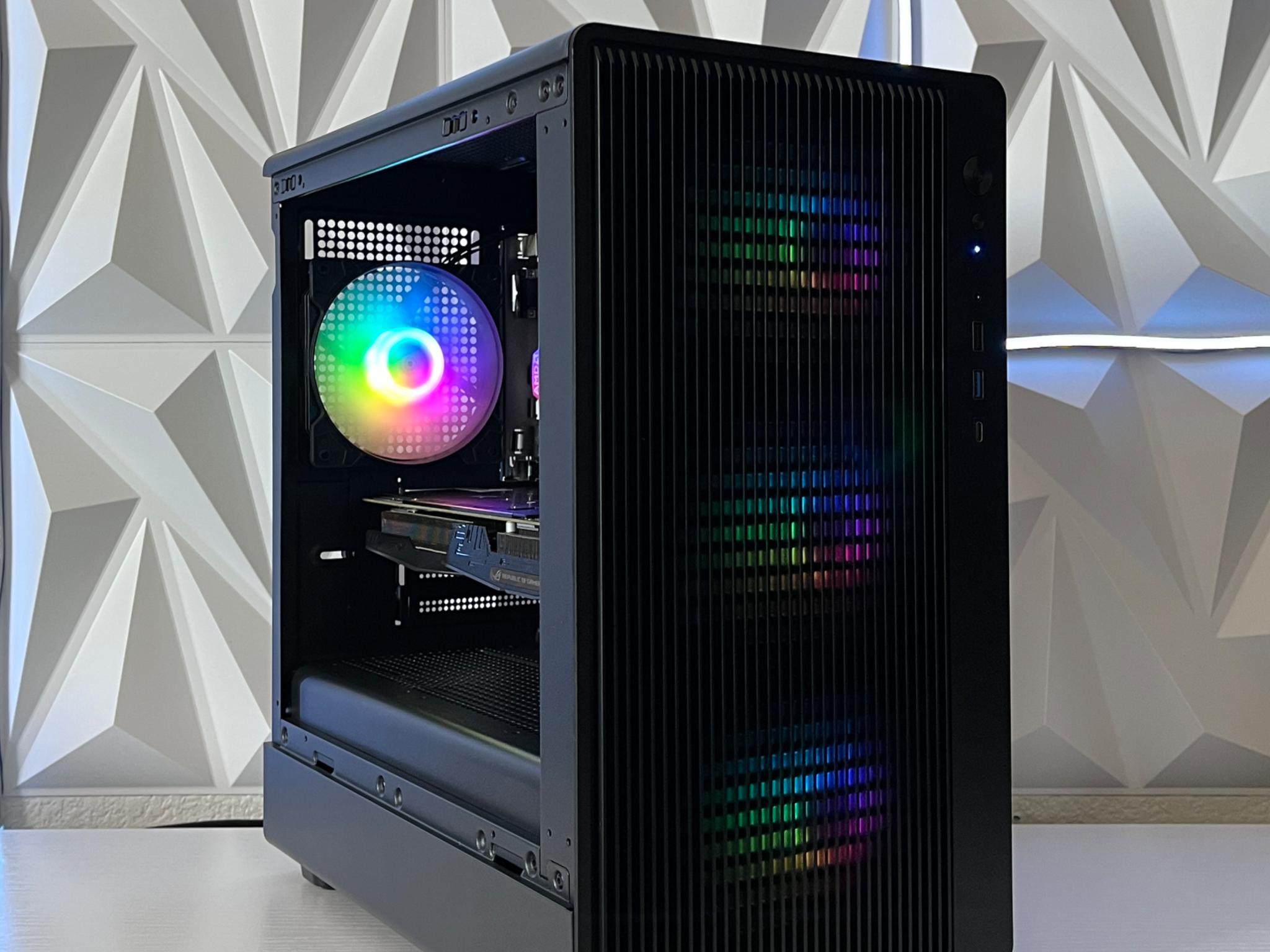 GTX 1060 6GB, Ryzen 5 2600, 16GB RAM | Black RGB Gaming Computer/PC
