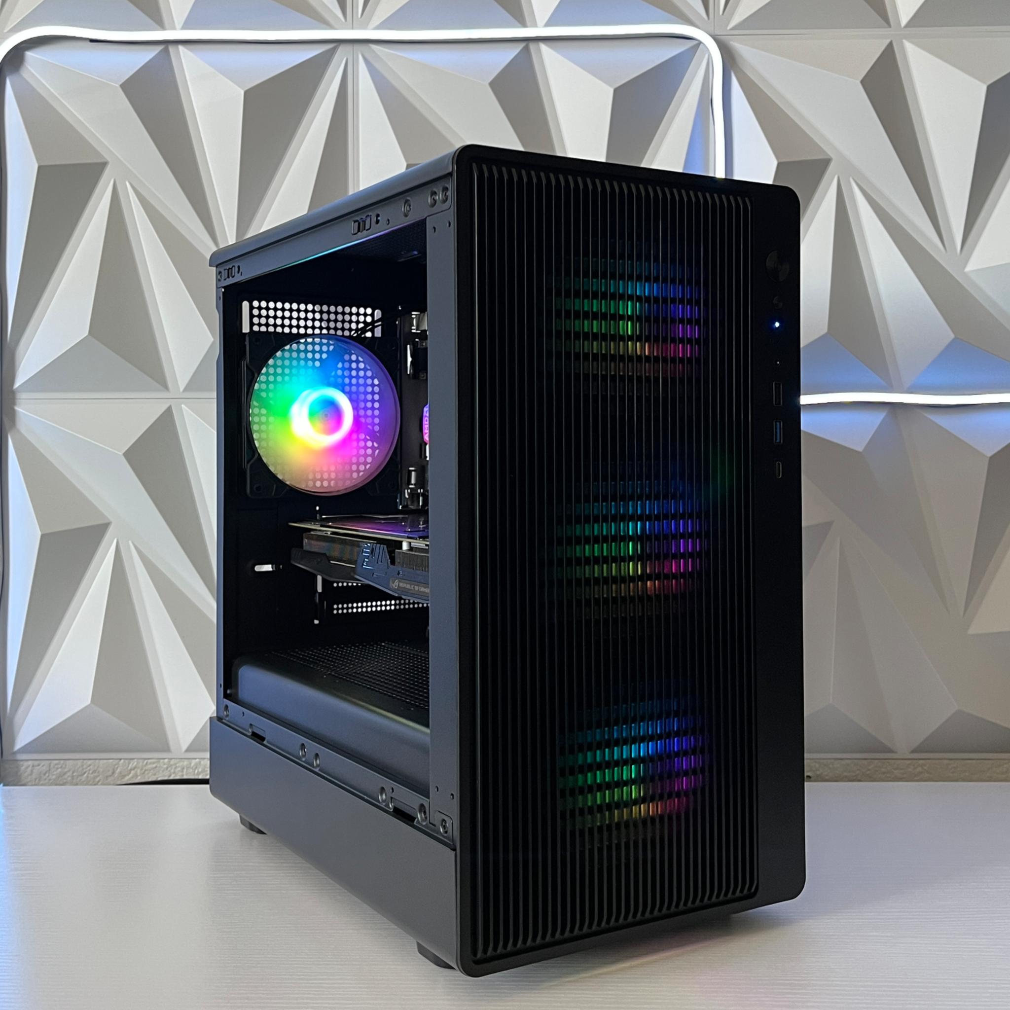 GTX 1060 6GB, Ryzen 5 2600, 16GB RAM | Black RGB Gaming Computer/PC