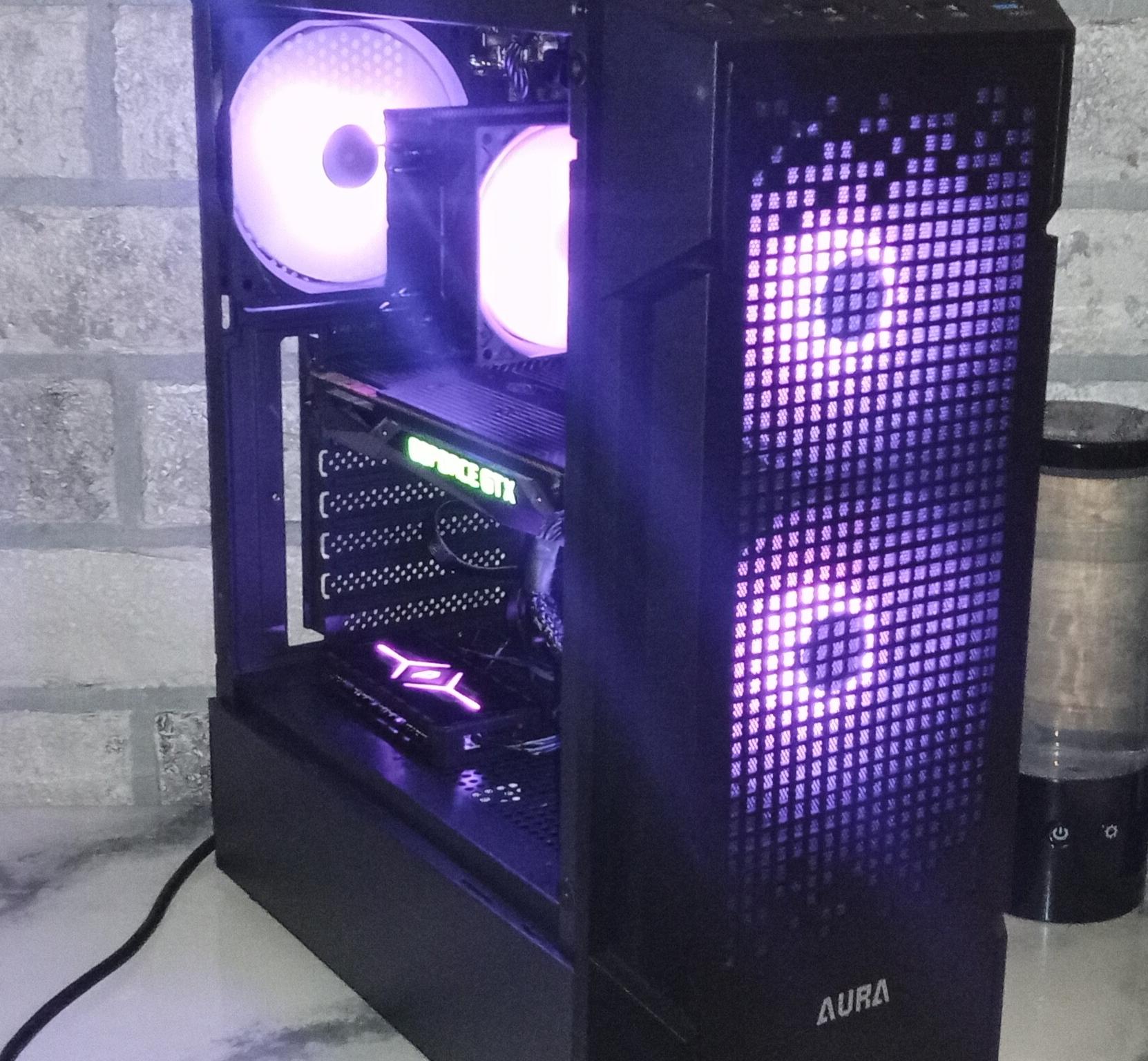 Gaming Pc/Ryzen 5 1600/Gtx 1080/512 SSD/16GB DDR 4/600W PSU/WIN11 PRO/WIFI