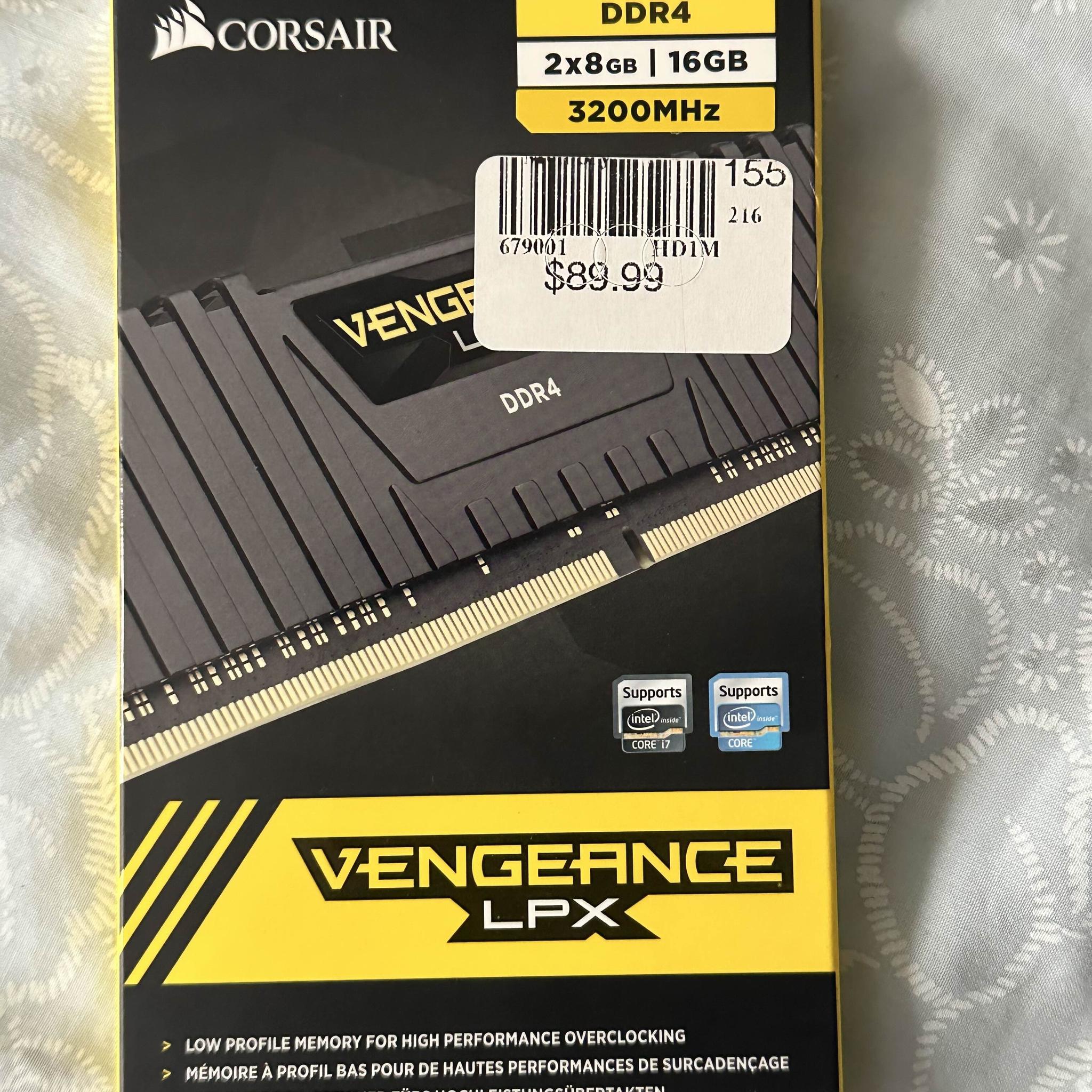 Corsair Vengeance DDR4 2x8 GB 3200 MHz CL16 RAM