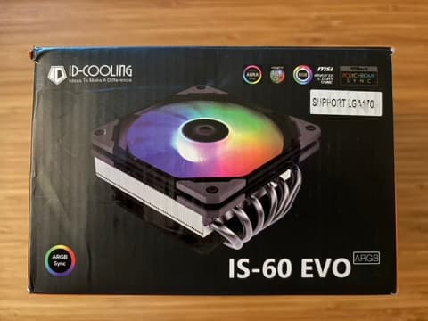 ID-COOLING IS-60 EVO ARGB CPU cooler