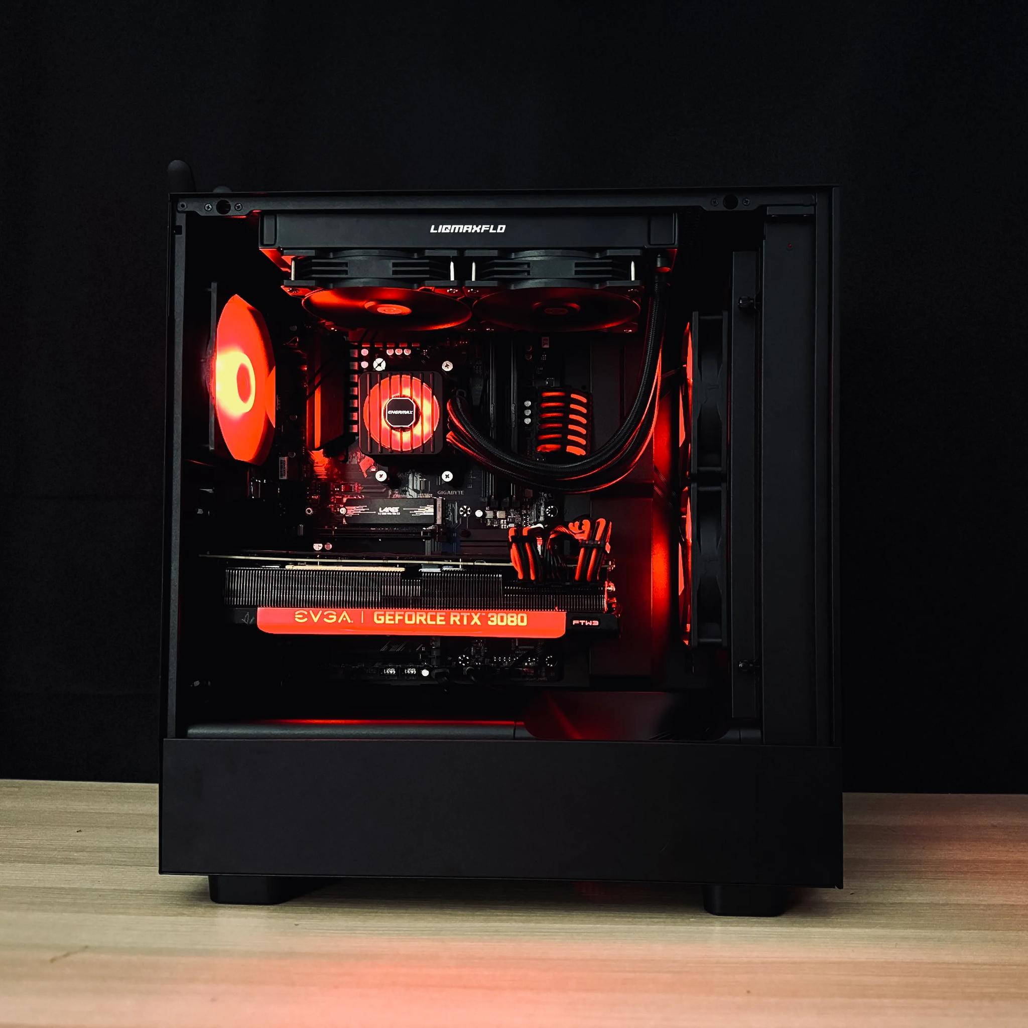 🐦‍🔥SCORCH | 1440p Gaming PC: NVIDIA RTX 3080, Ryzen 7 5800x, 32GB RAM, 1TB M.2 SSD, WIFI