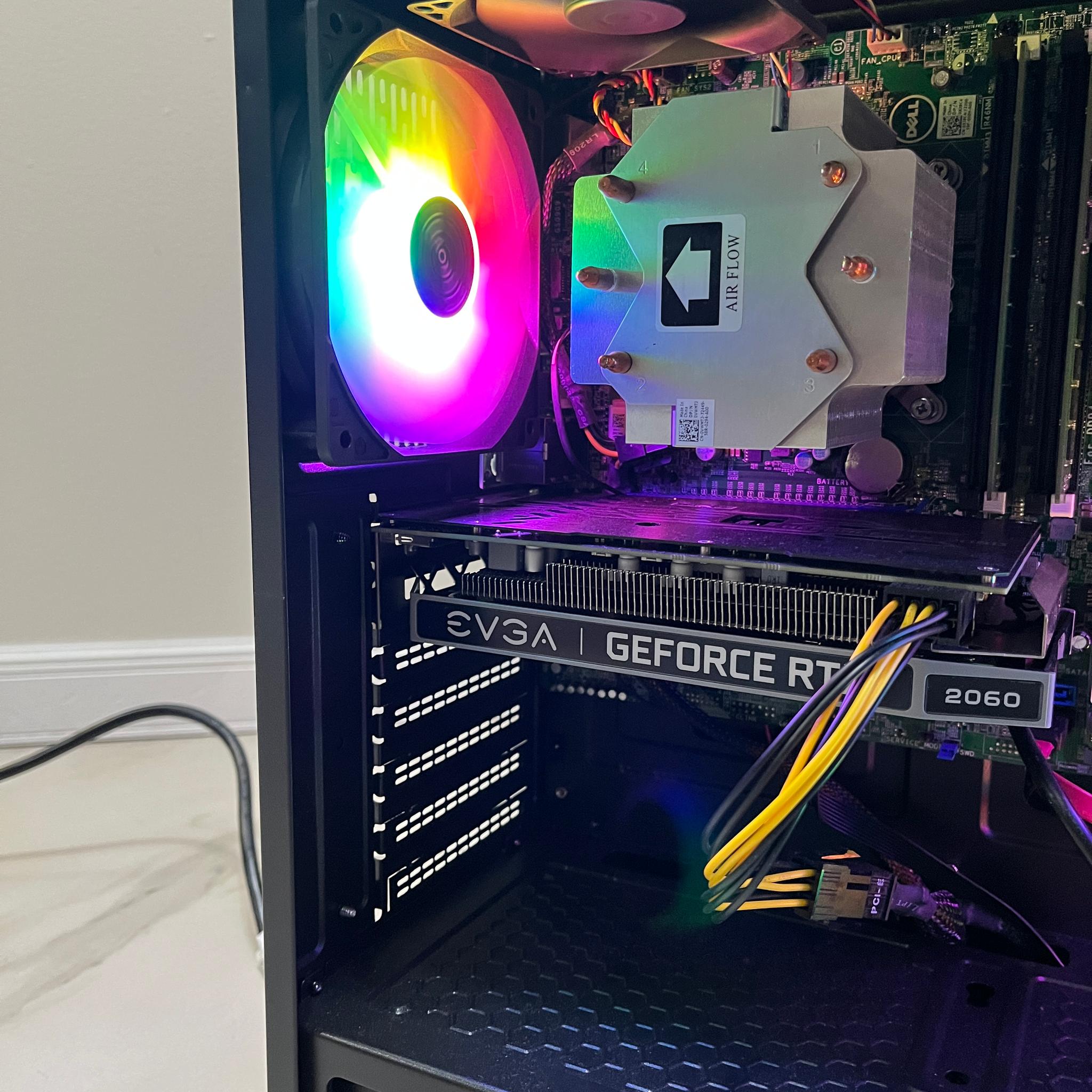 NVIDIA RTX 2060, Intel i7-6700k, 12GB RAM, 870 GB Storage, High FPS RGB Gaming PC w/ Wi-Fi & BT