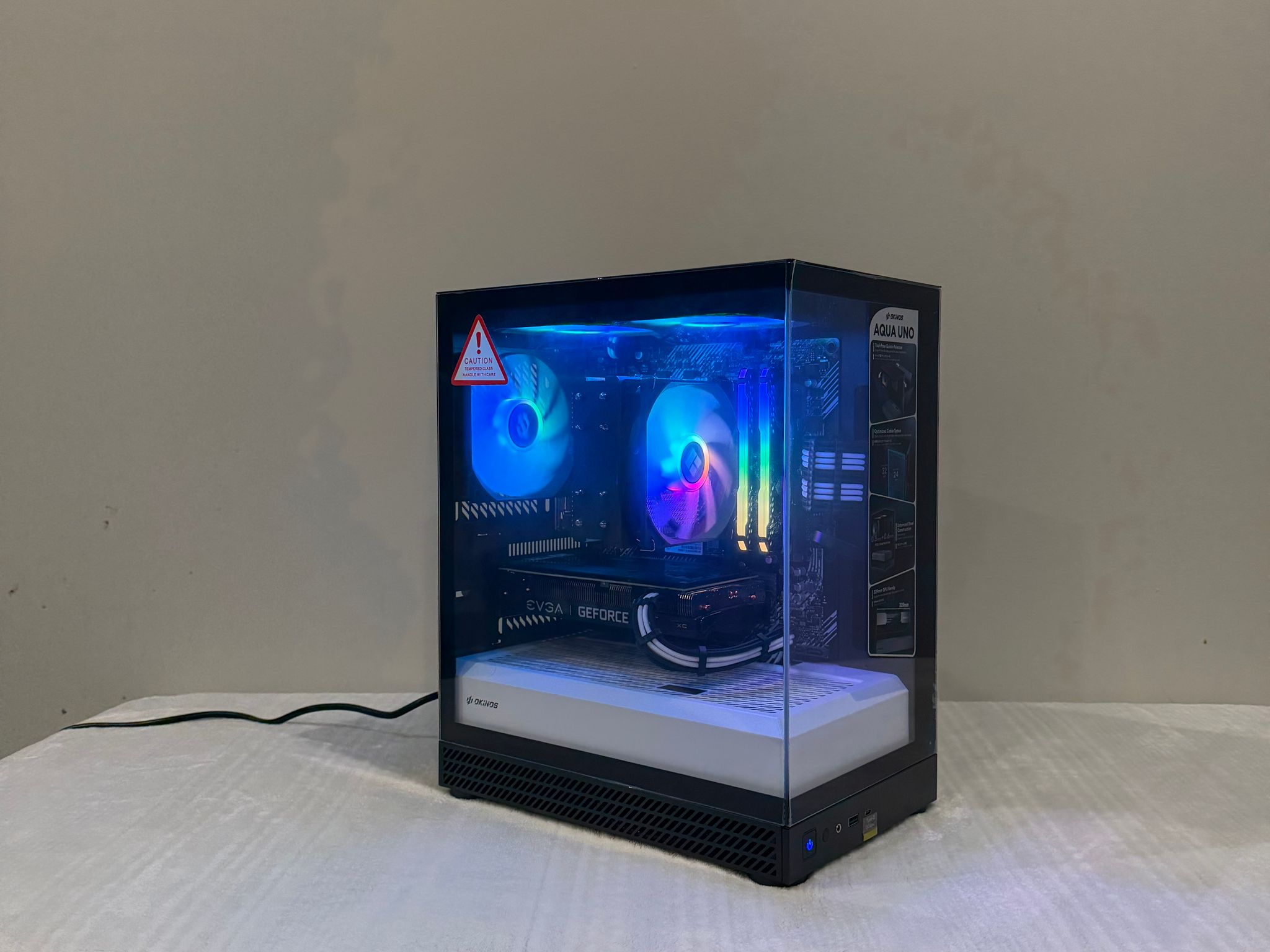 GeForce RTX 3060 Custom Gaming PC - Ryzen 5 5600G, 32GB RAM, 512GB NVMe SSD