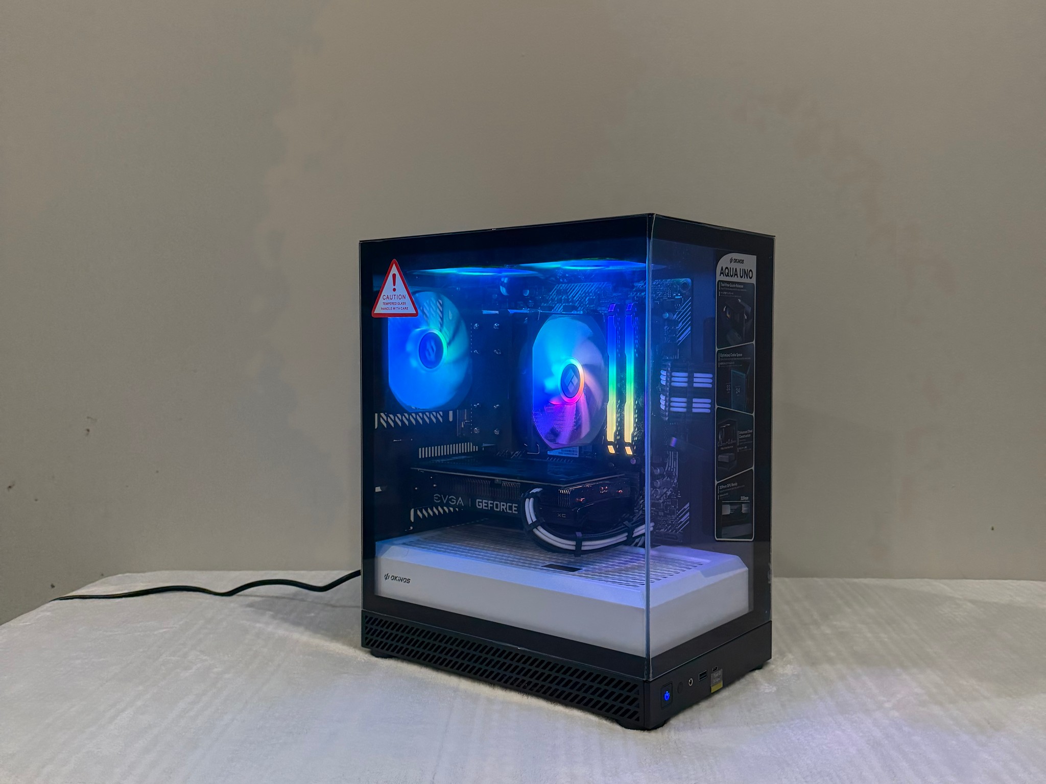 GeForce RTX 3060 Custom Gaming PC - Ryzen 5 5600G, 32GB RAM, 512GB NVMe SSD