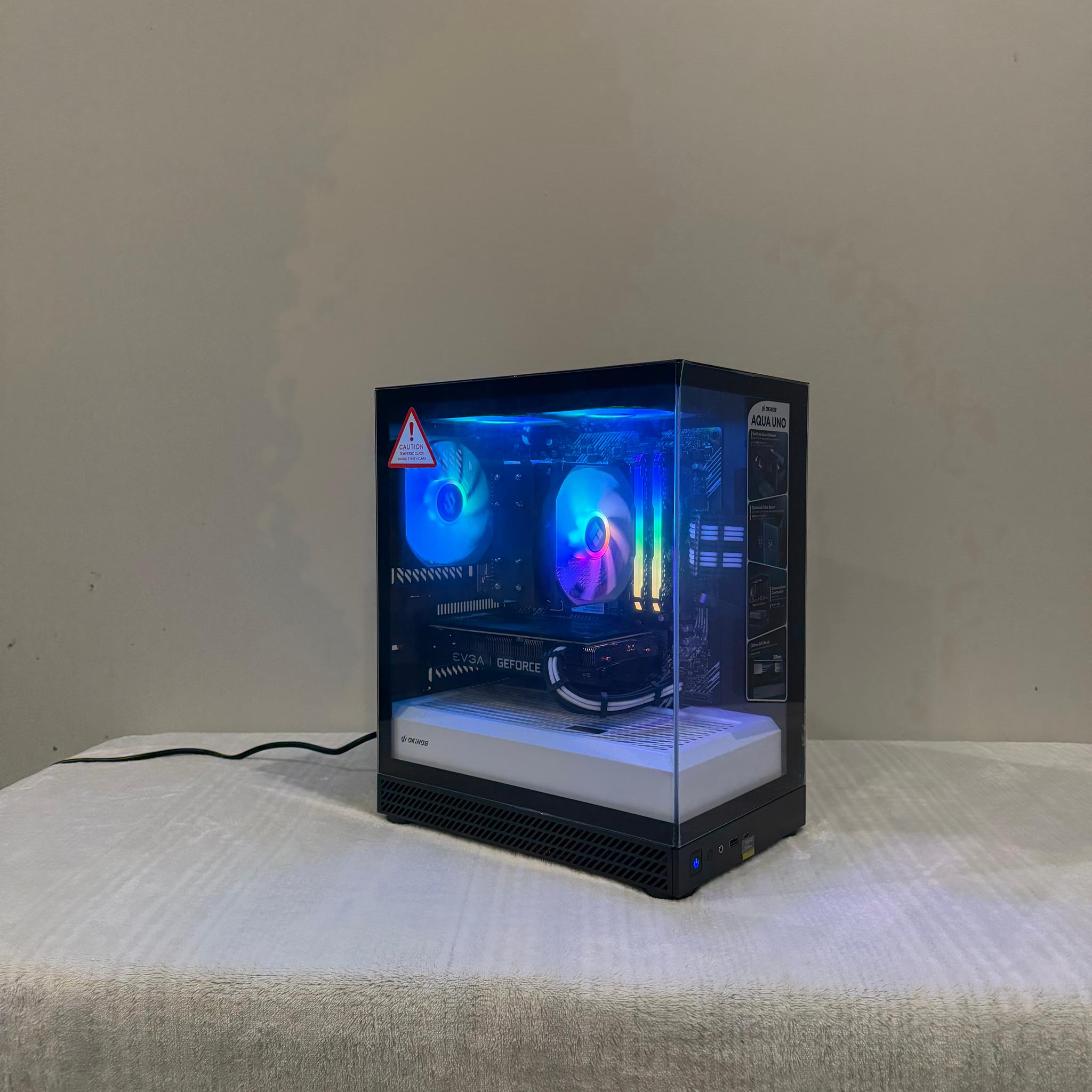 GeForce RTX 3060 Custom Gaming PC - Ryzen 5 5600G, 32GB RAM, 512GB NVMe SSD
