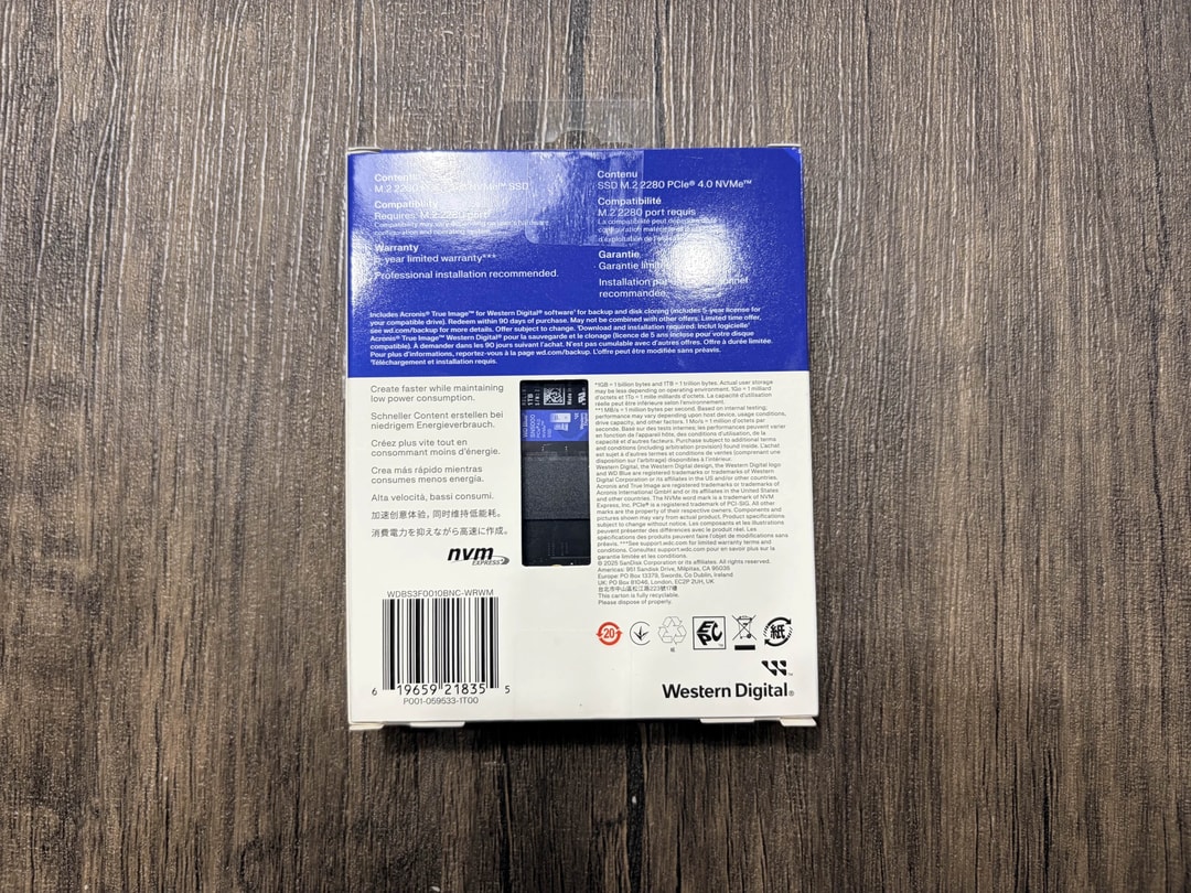 WD Blue SN5000 1TB Gen 4X4 ssd | Jawa