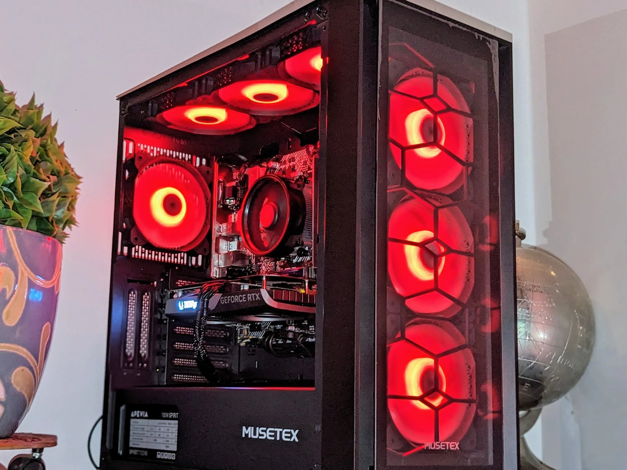 🔥⚫️DeNt SALE⚫️| RTX 4060| Ryzen 5| 32GB DDR4 RAM| 1TB NVMe| Windows 11 Pro