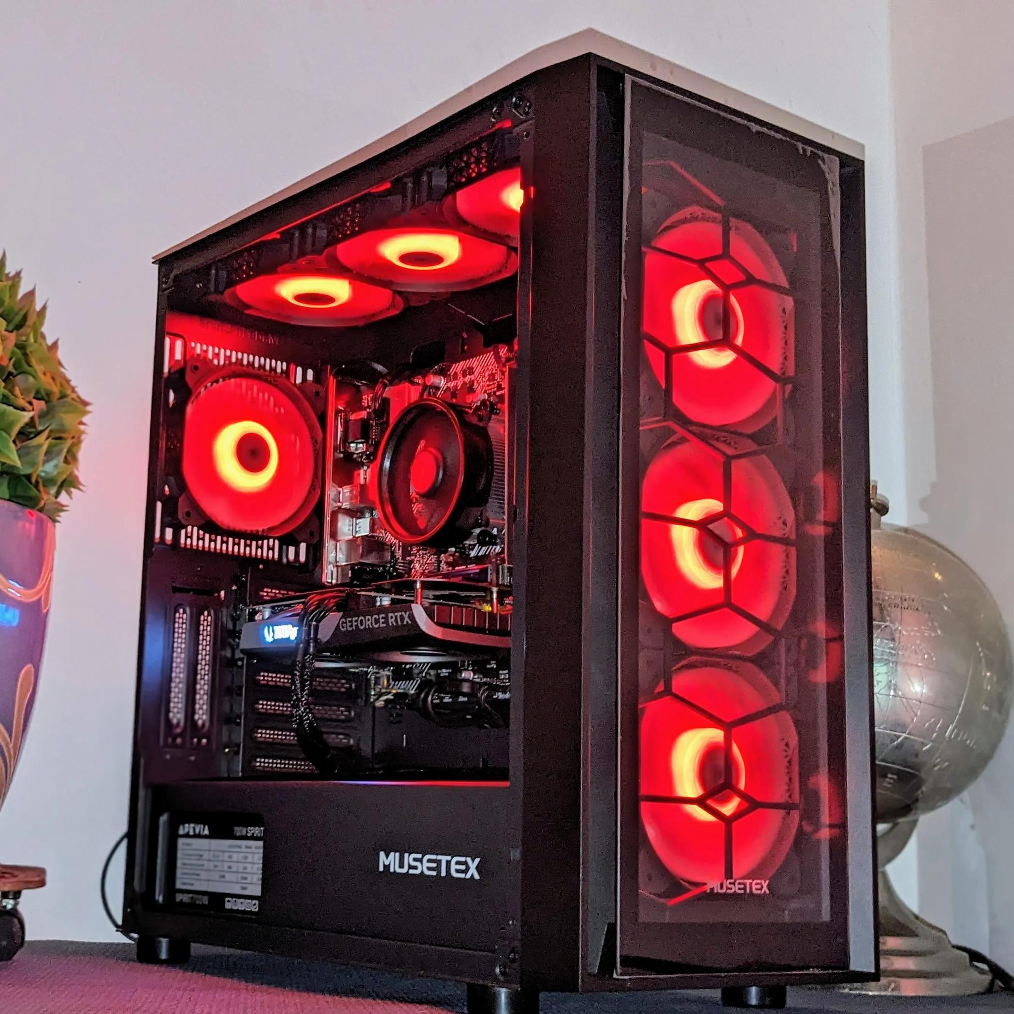 🔥⚫️DeNt SALE⚫️| RTX 4060| Ryzen 5| 32GB DDR4 RAM| 1TB NVMe| Windows 11 Pro