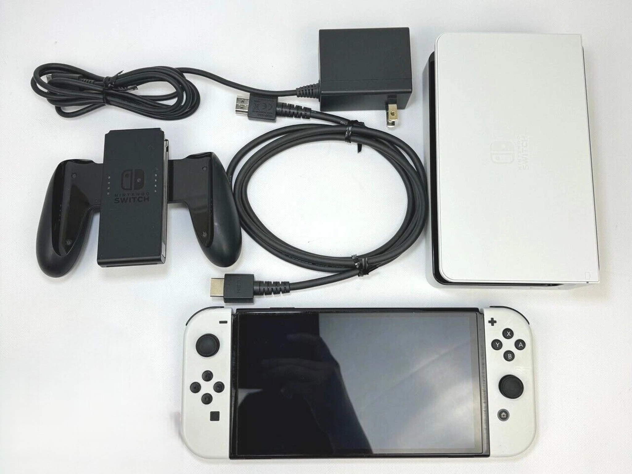 Nintendo Switch OLED Bundle - Dock, Handheld, Case