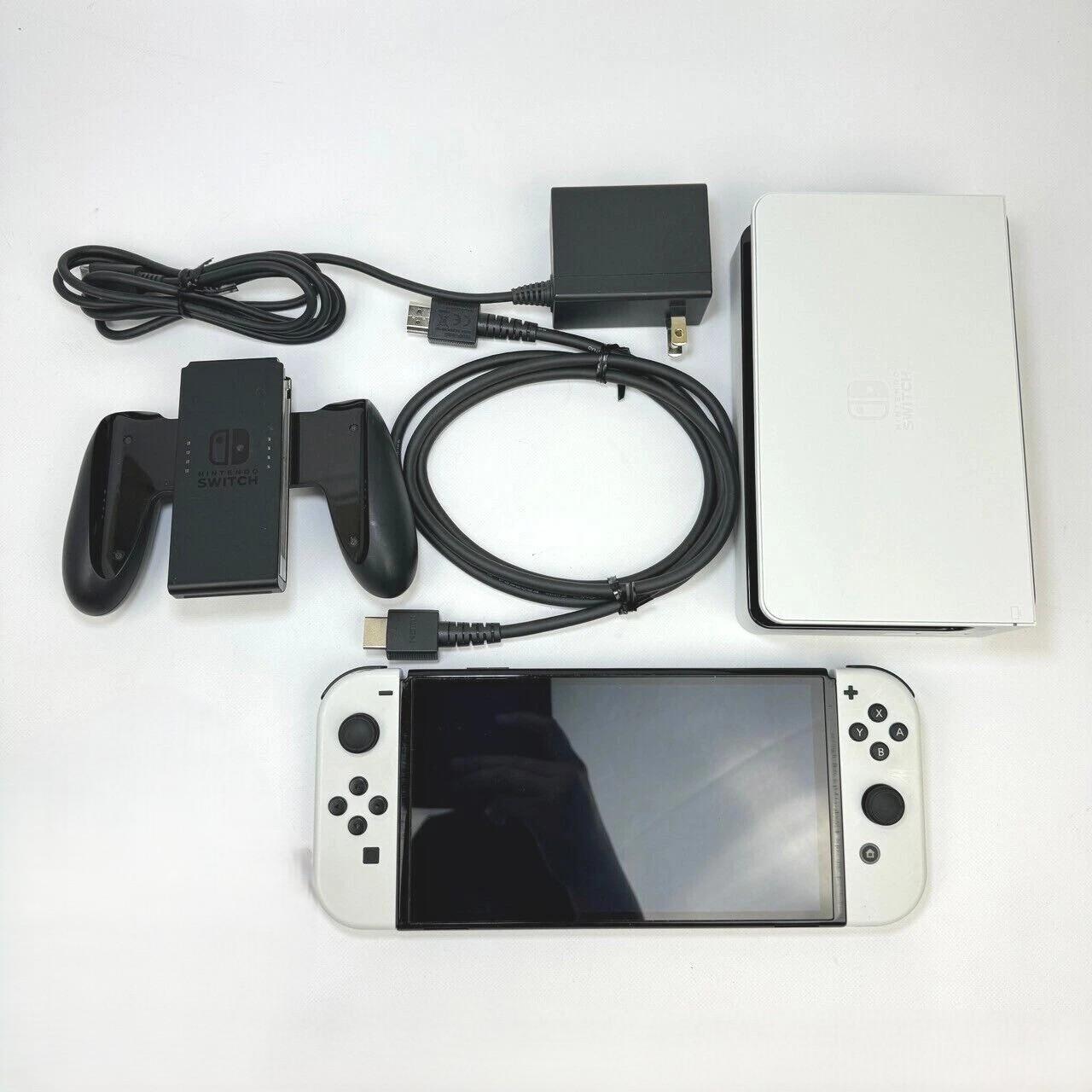 Nintendo Switch OLED Bundle - Dock, Handheld, Case