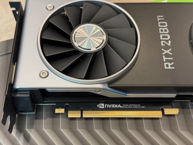 Founders Edition NVIDIA GeForce RTX 2080 Ti - 11GB GDDR6 - Like New!  In Original Box!