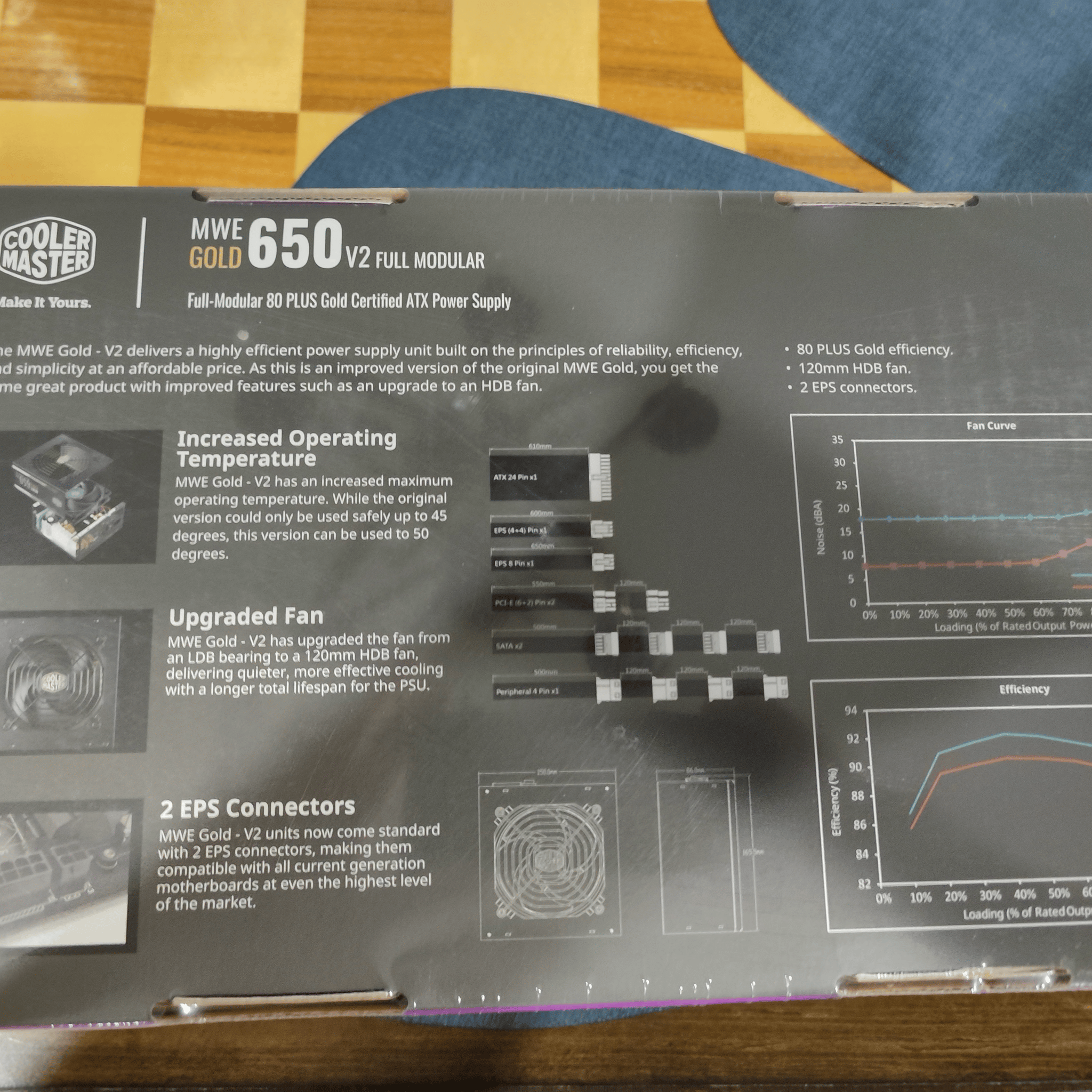 Cooler Master MWE Gold 650 V2 80+ Gold Rated Power Supply
