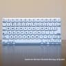 Low Profile 74-key Wired Mechanical Keyboard • Hot Swappable, Hand Assembled, Gaming, Travel, USB-C