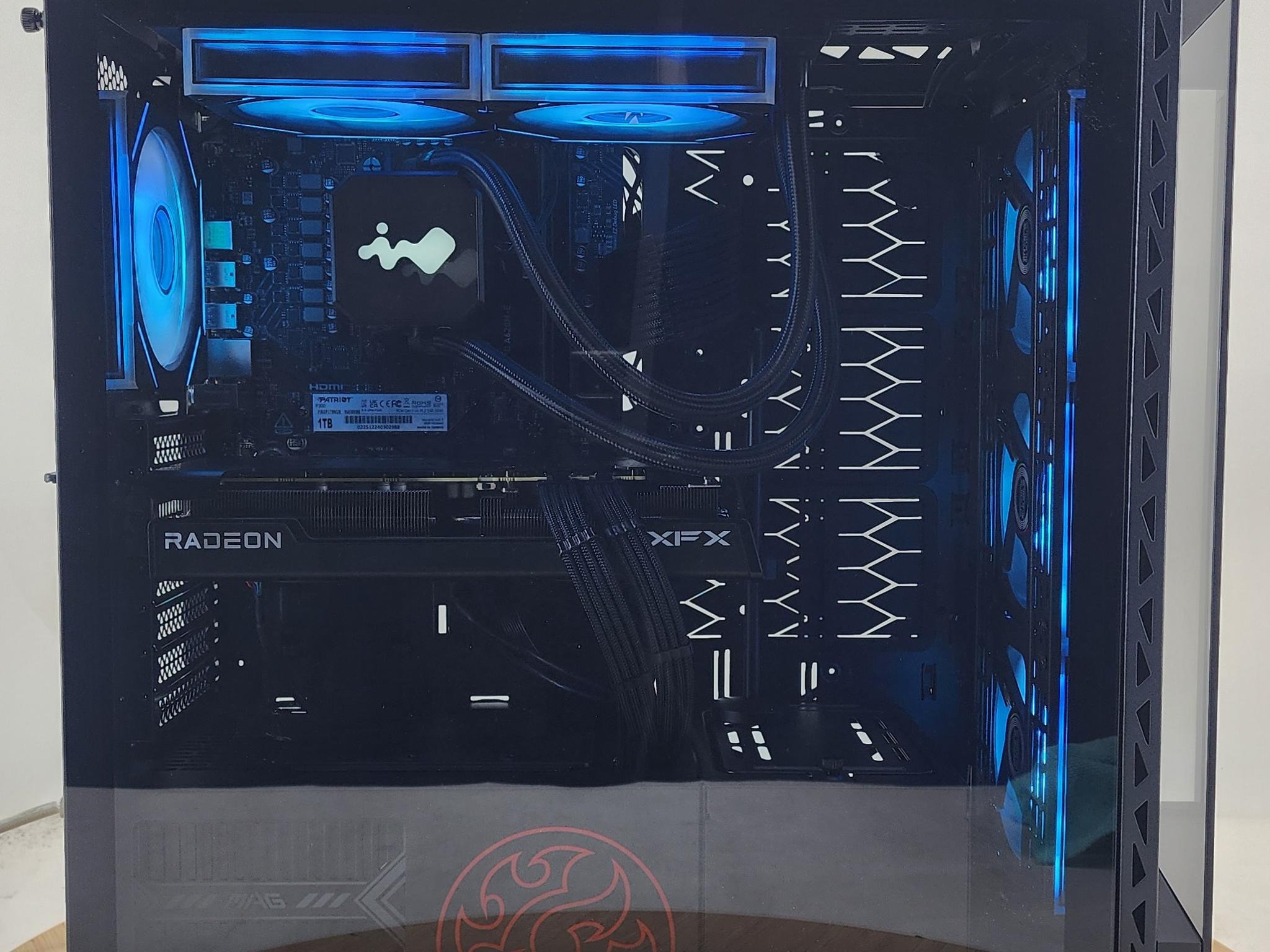 Gaming PC Ryzen 5 9600X 16GB RAM 1TB SSD RX 7600 XT 16GB Windows 11 Computer