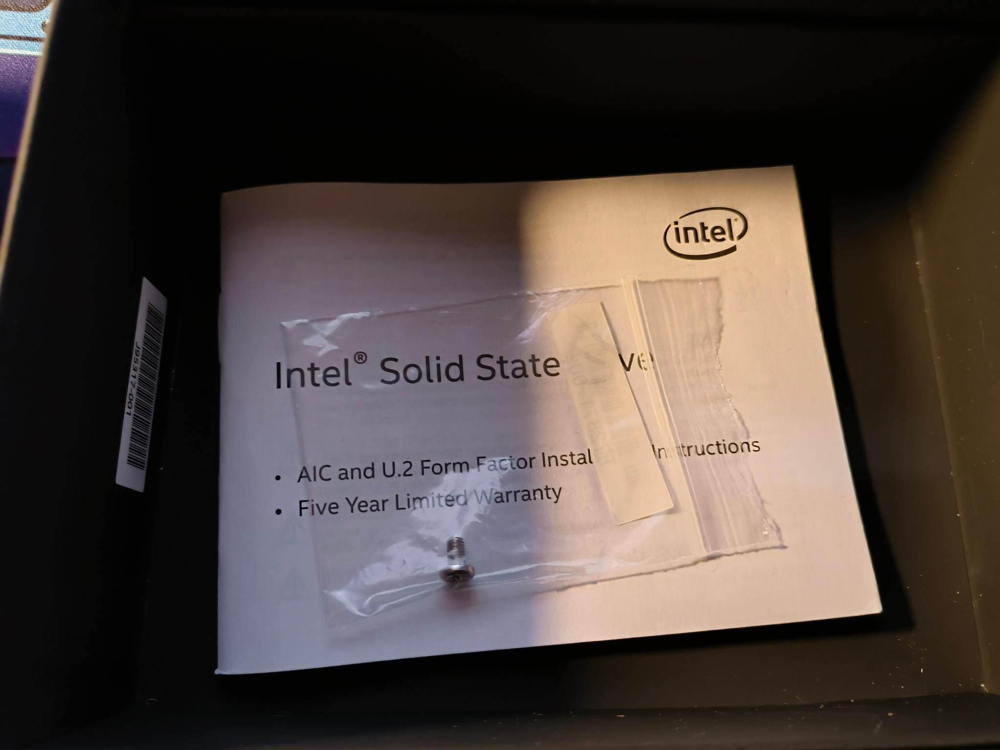Intel Optane SSD 905p 960 GB