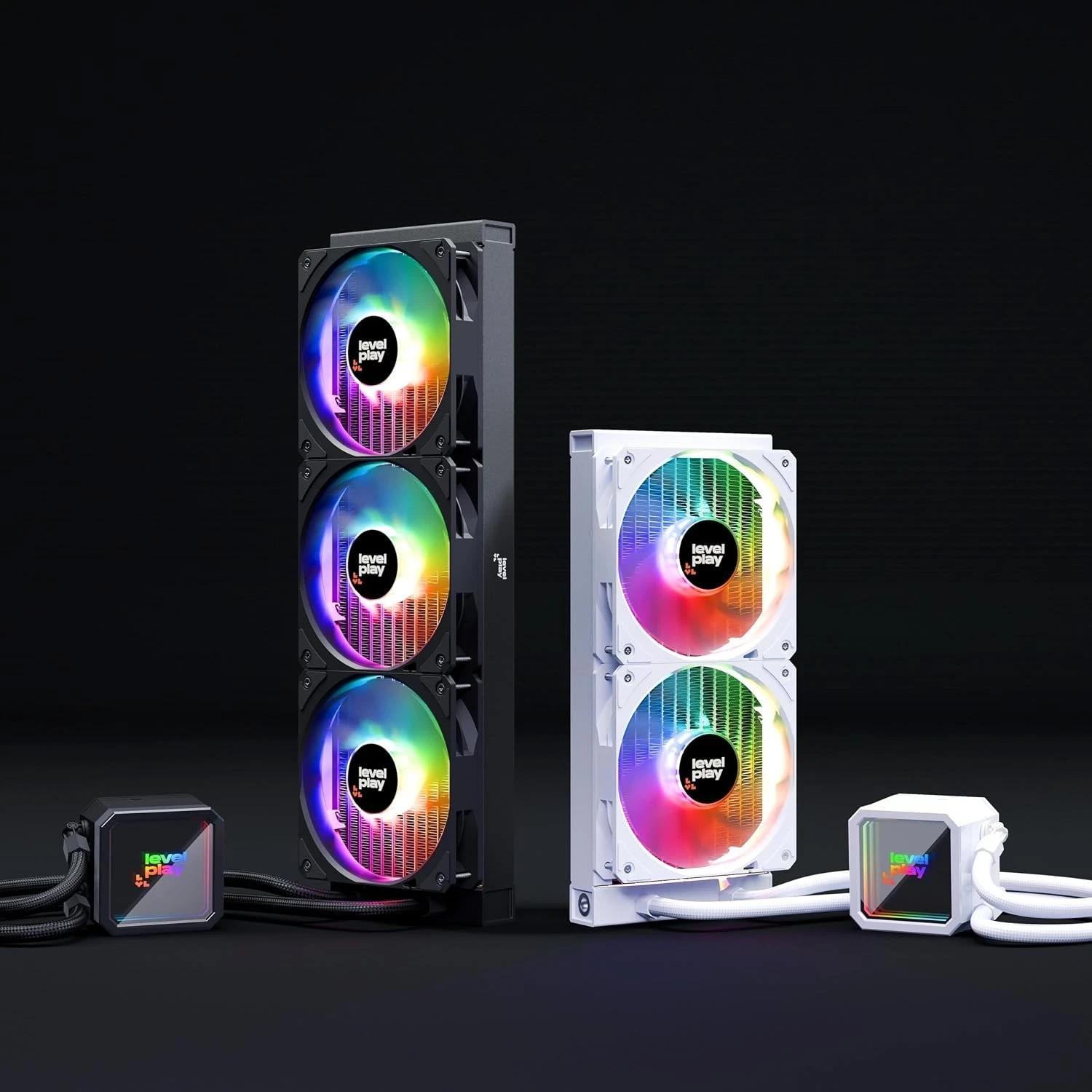 Levelplay Combat CL240 AIO Liquid Cooler -WHITE (NEW)