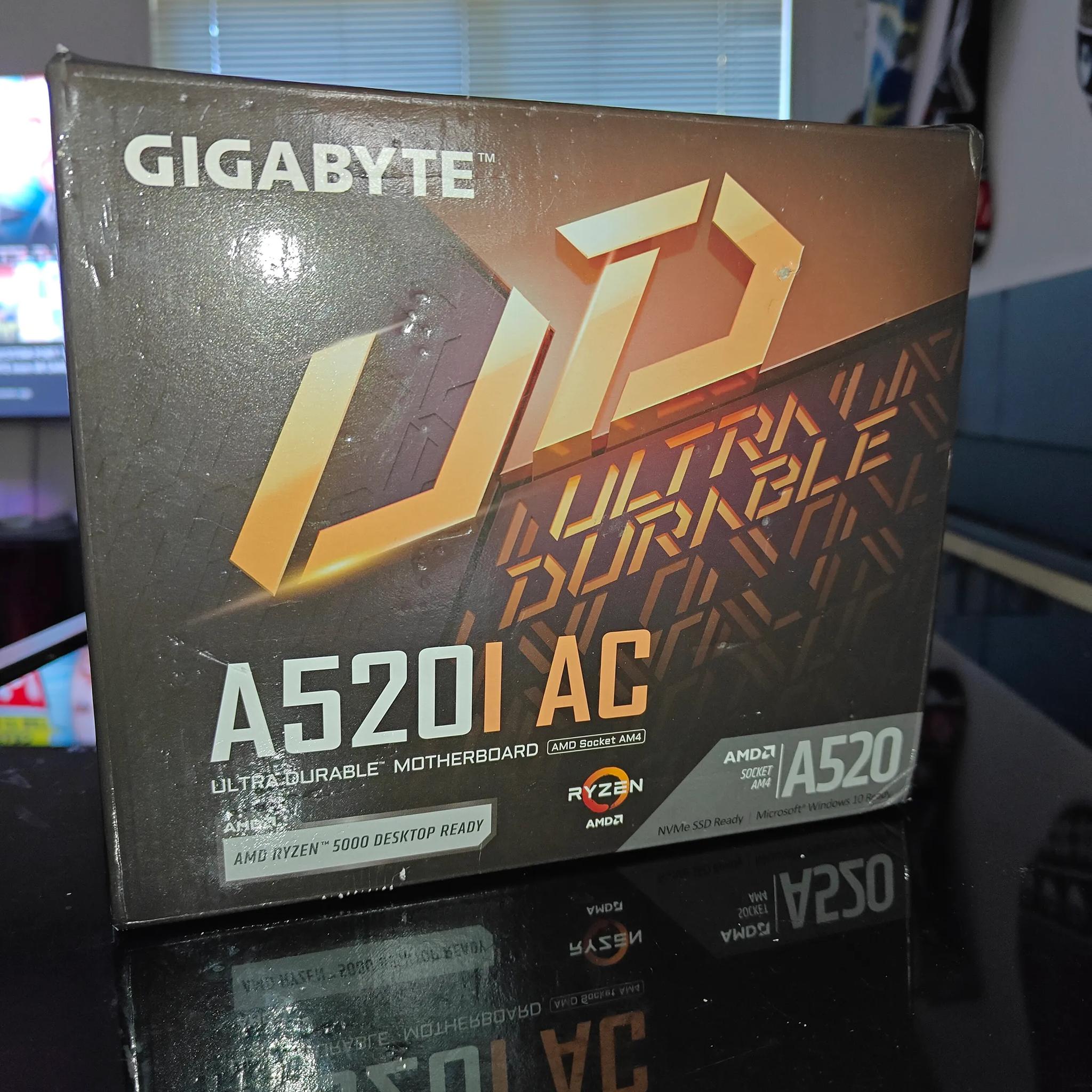 AMD AM4 ITX Gigabyte A520i AC motherboard