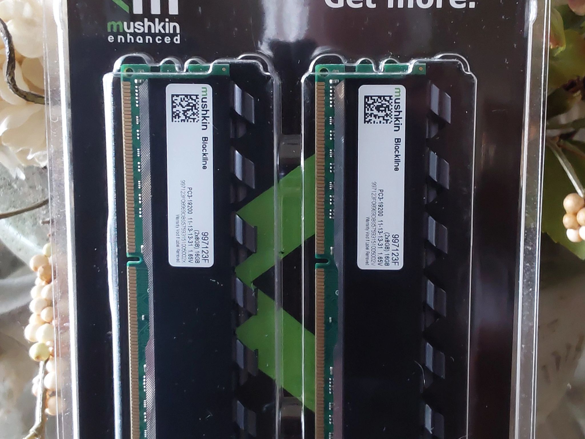 Mushkin Enhanced Blackline 16GB (8 x 2) DDR3 2400 (PC3 19200) Desktop Memory Model 997123F