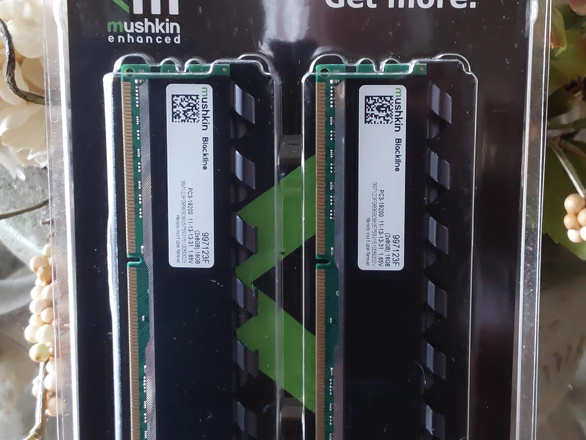 Mushkin Enhanced Blackline 16GB (8 x 2) DDR3 2400 (PC3 19200) Desktop Memory Model 997123F