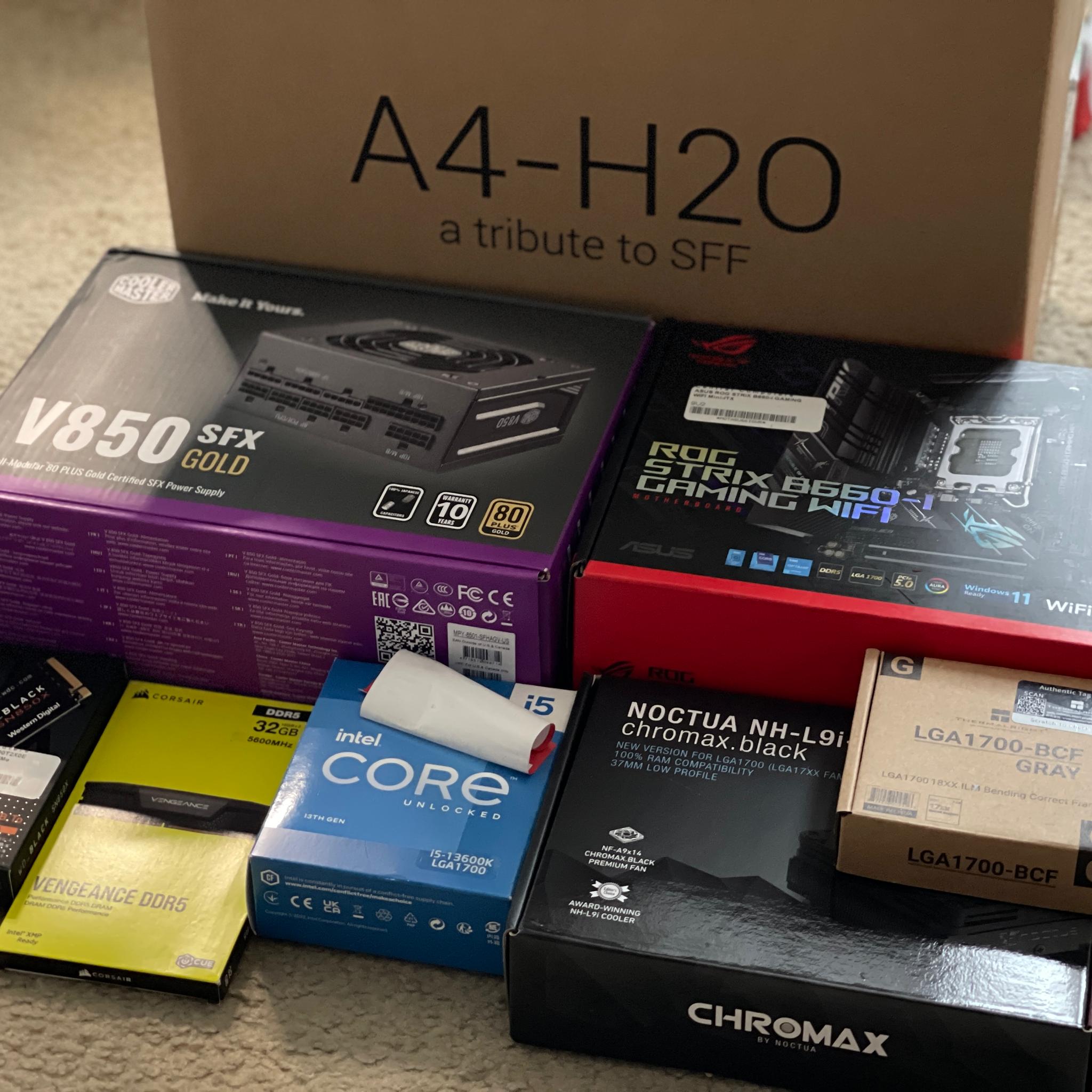 Silver Bullet 🎮 RTX 3090, Intel 13600K, 32GB DDR5, 2TB nvMe, ROG B660i, 850W, Lian Li, Noctua Fans