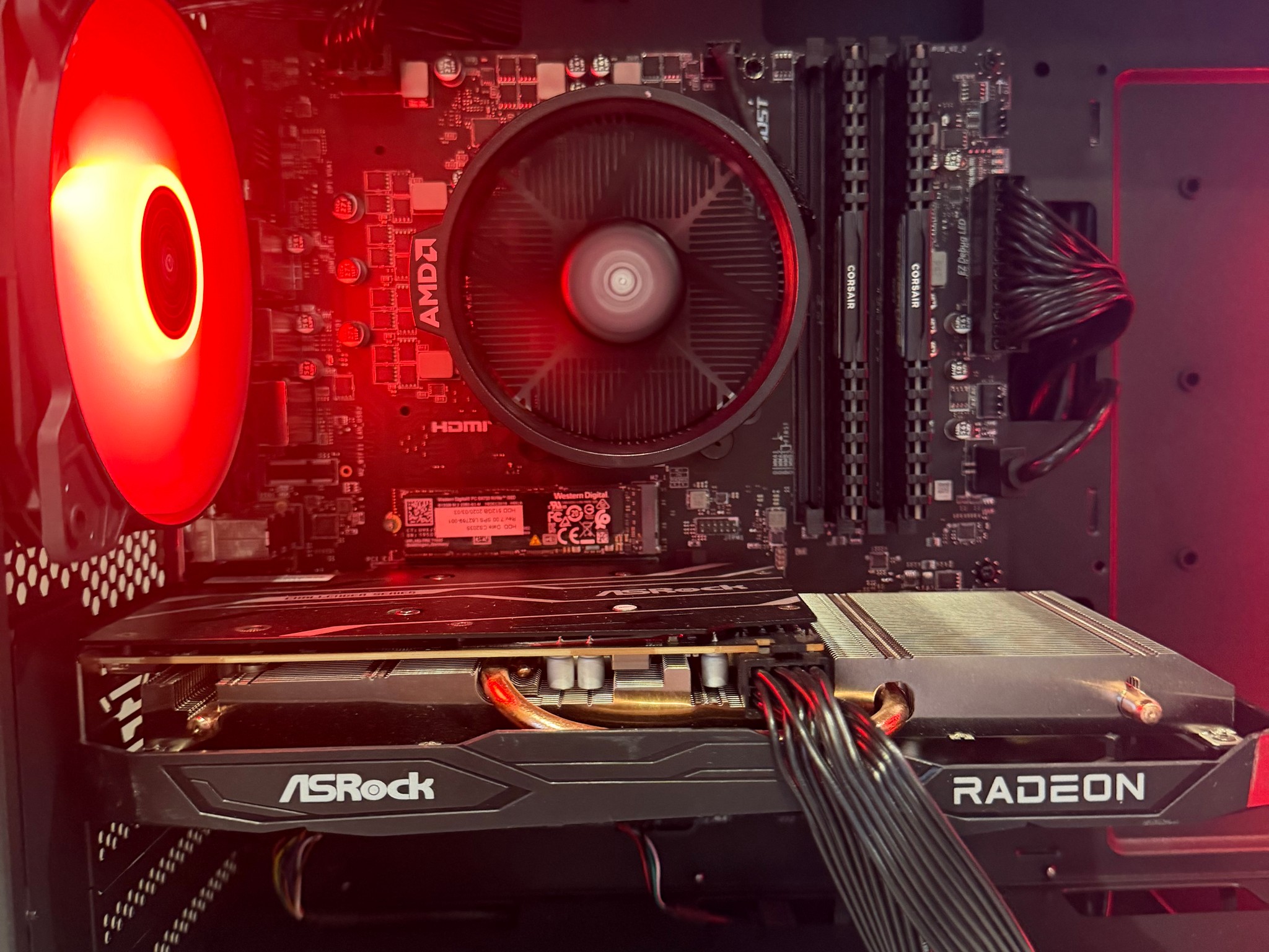 Radeon RX 6600 Custom Gaming PC - Ryzen 5 3600, 512GB NVMe SSD