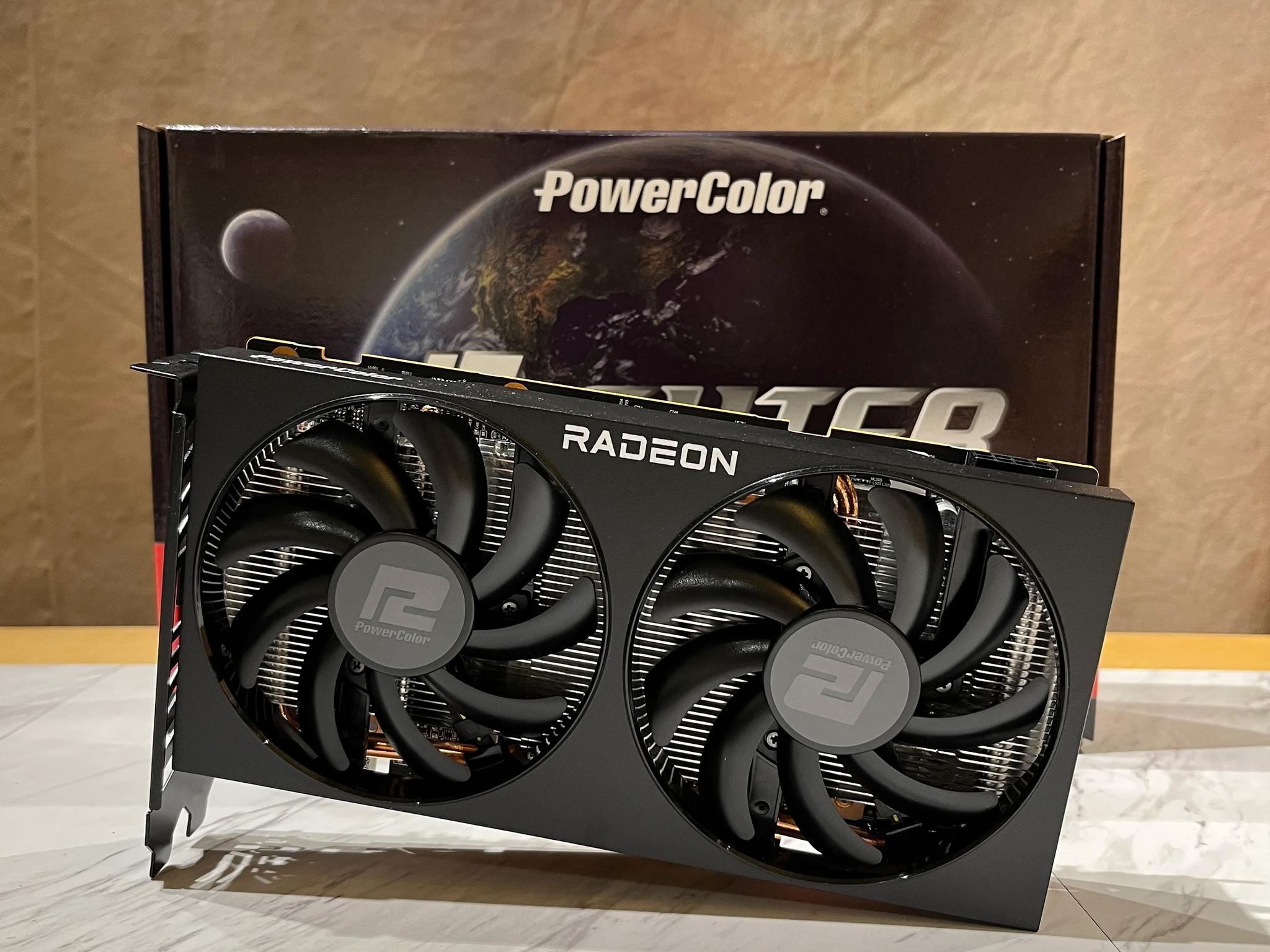 Like new AMD PowerColor RX 6600 XT