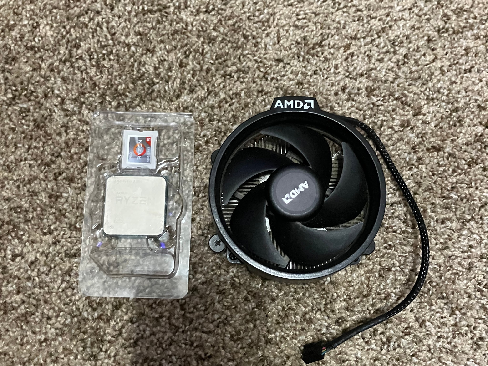 AMD Ryzen 3 3100 CPU and Cooler