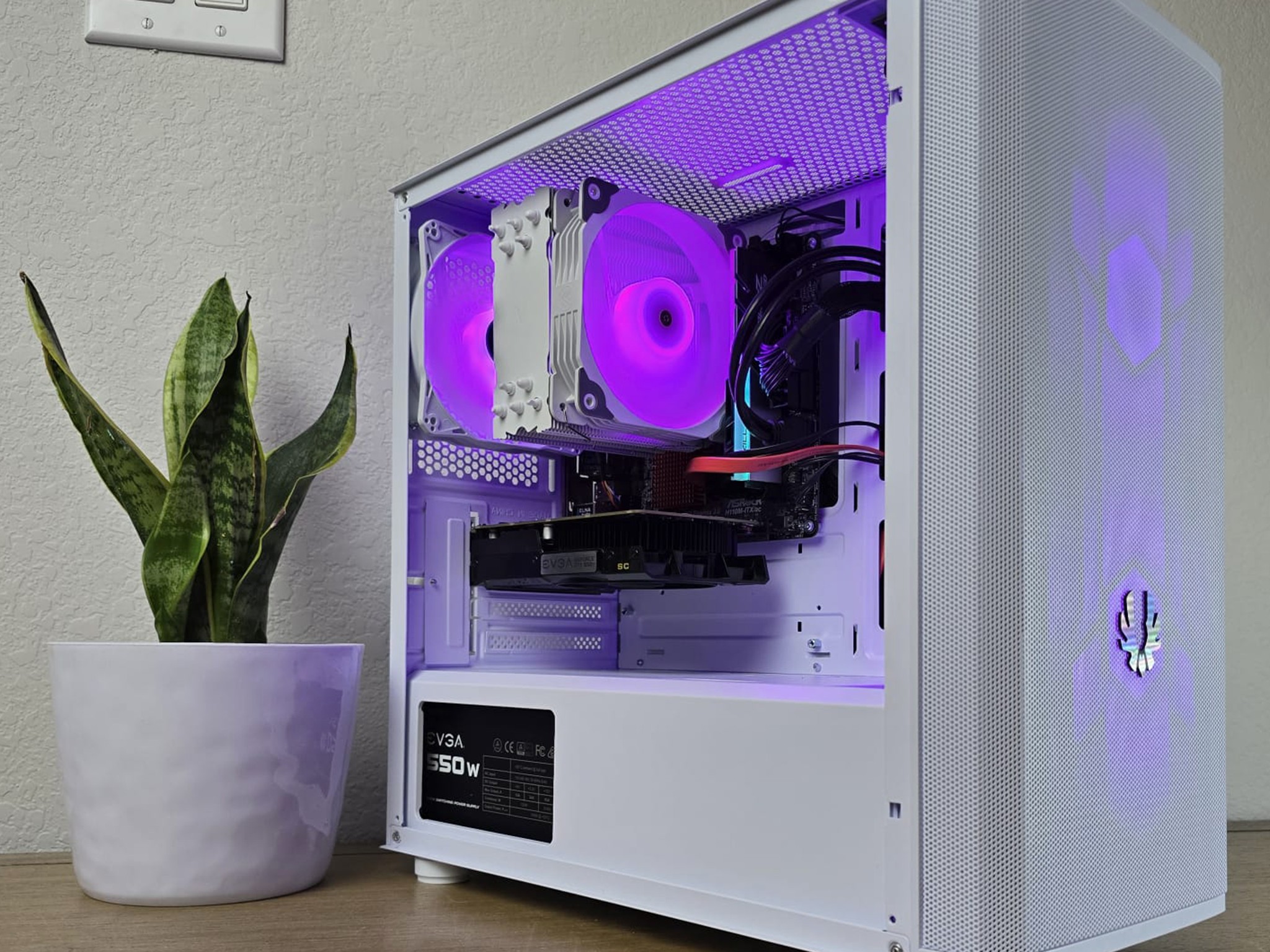 GTX 1050Ti | i5 6600k | 16GB DDR4 RAM | 1TB SSD | 1TB HDD | 4 RGB Fans | White RGB Gaming PC