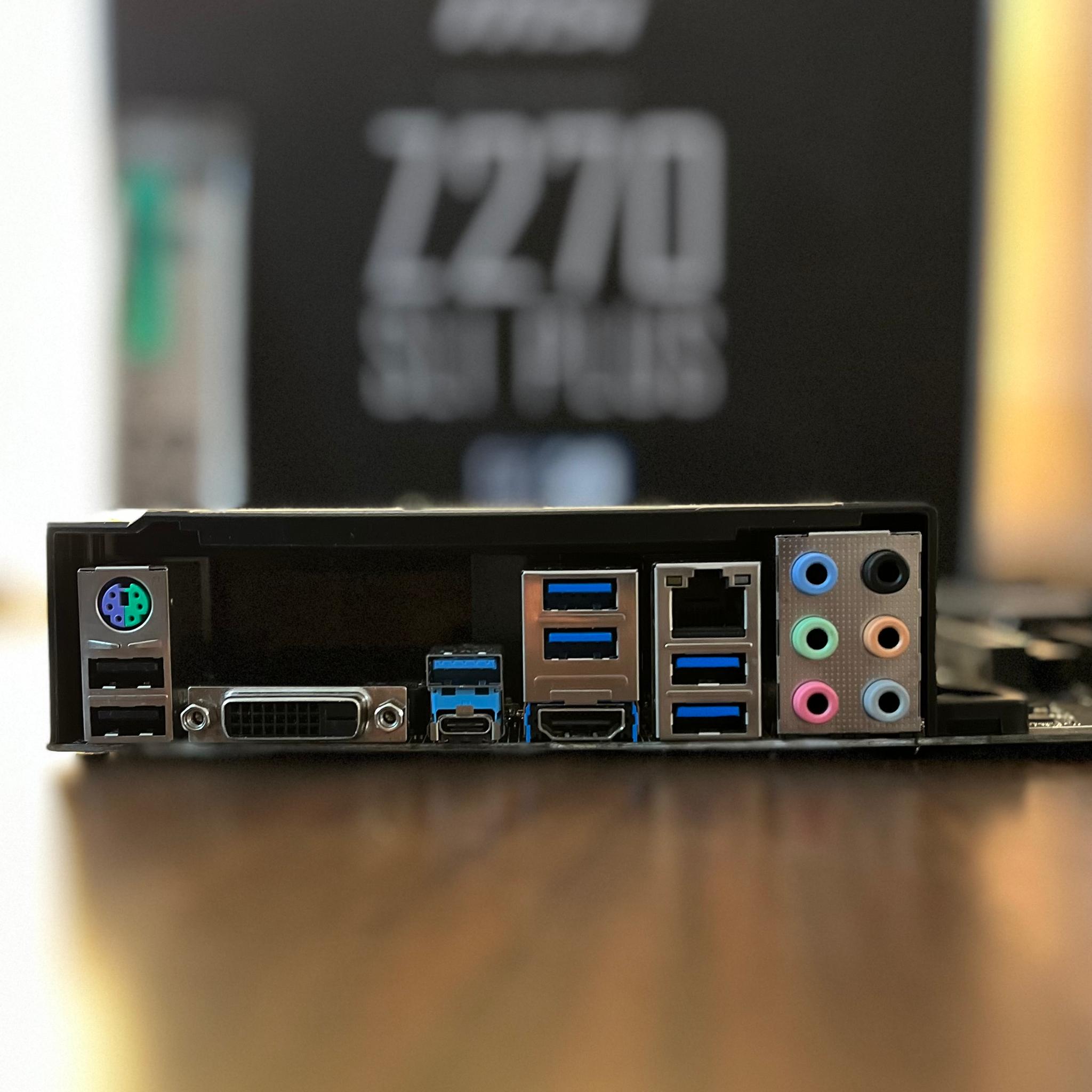 MSI Z270 SLI PLUS | I7-7700K | 16GB 3200MHz DDR4 | Latest BIOS | I/O Shield & Original Accessories