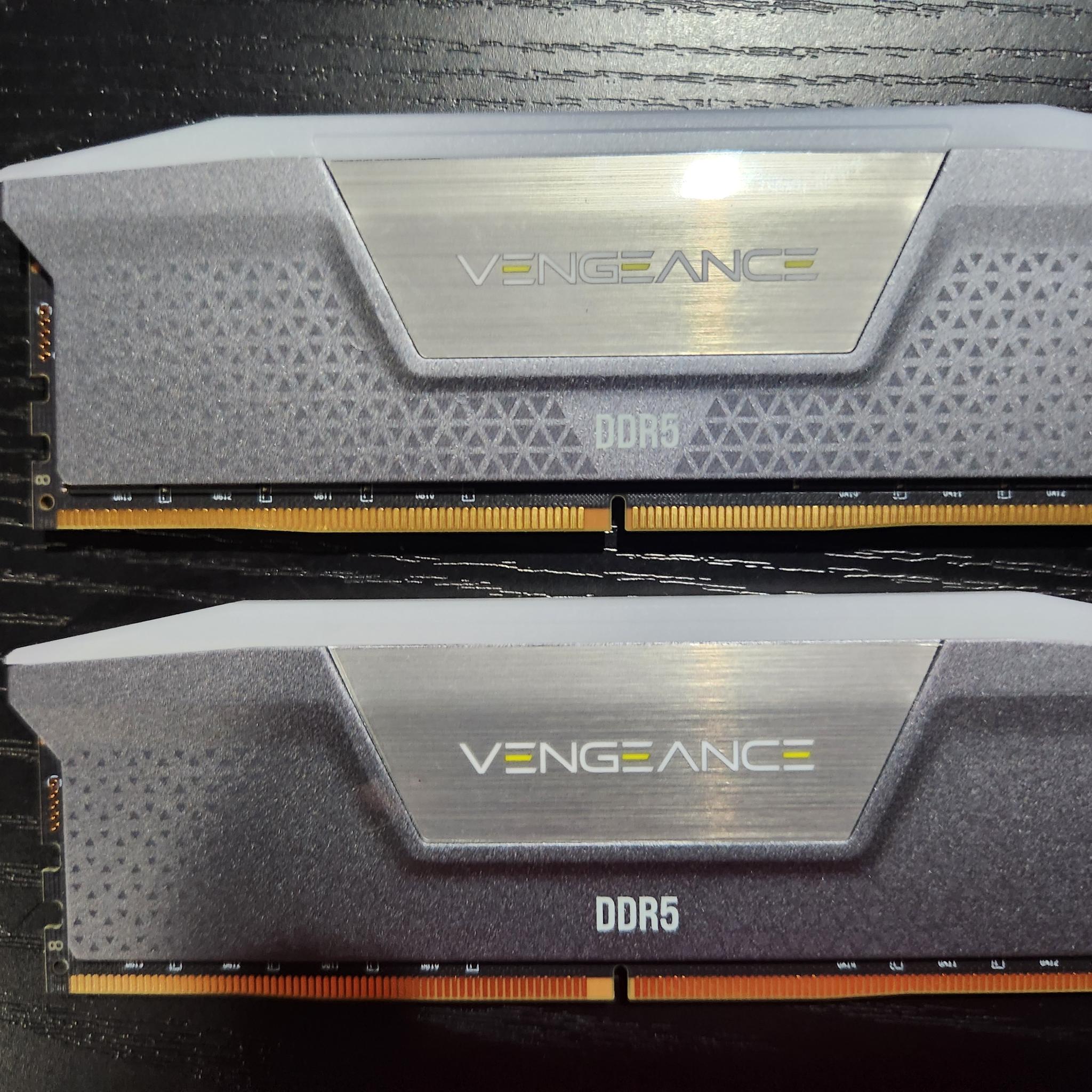 CORSAIR Vengeance RGB DDR5 RAM 96GB (2x48GB) Up to 6000MHz CL30