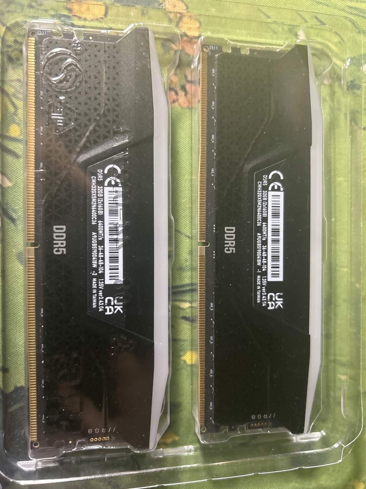 Corsair Vengeance RGB DDR5 32GB 6400MHz *BRAND NEW*